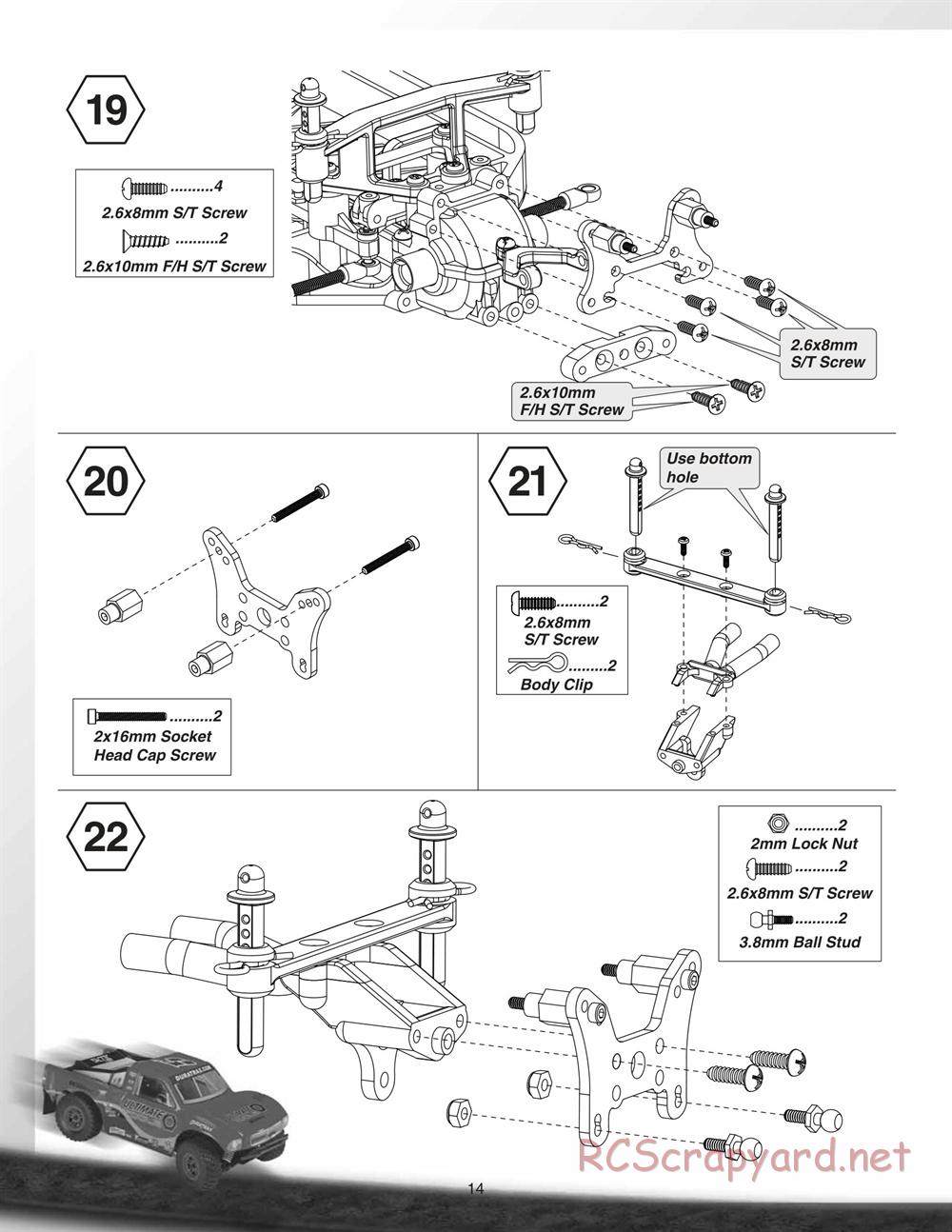 Duratrax - Vendetta SC - Manual - Page 14