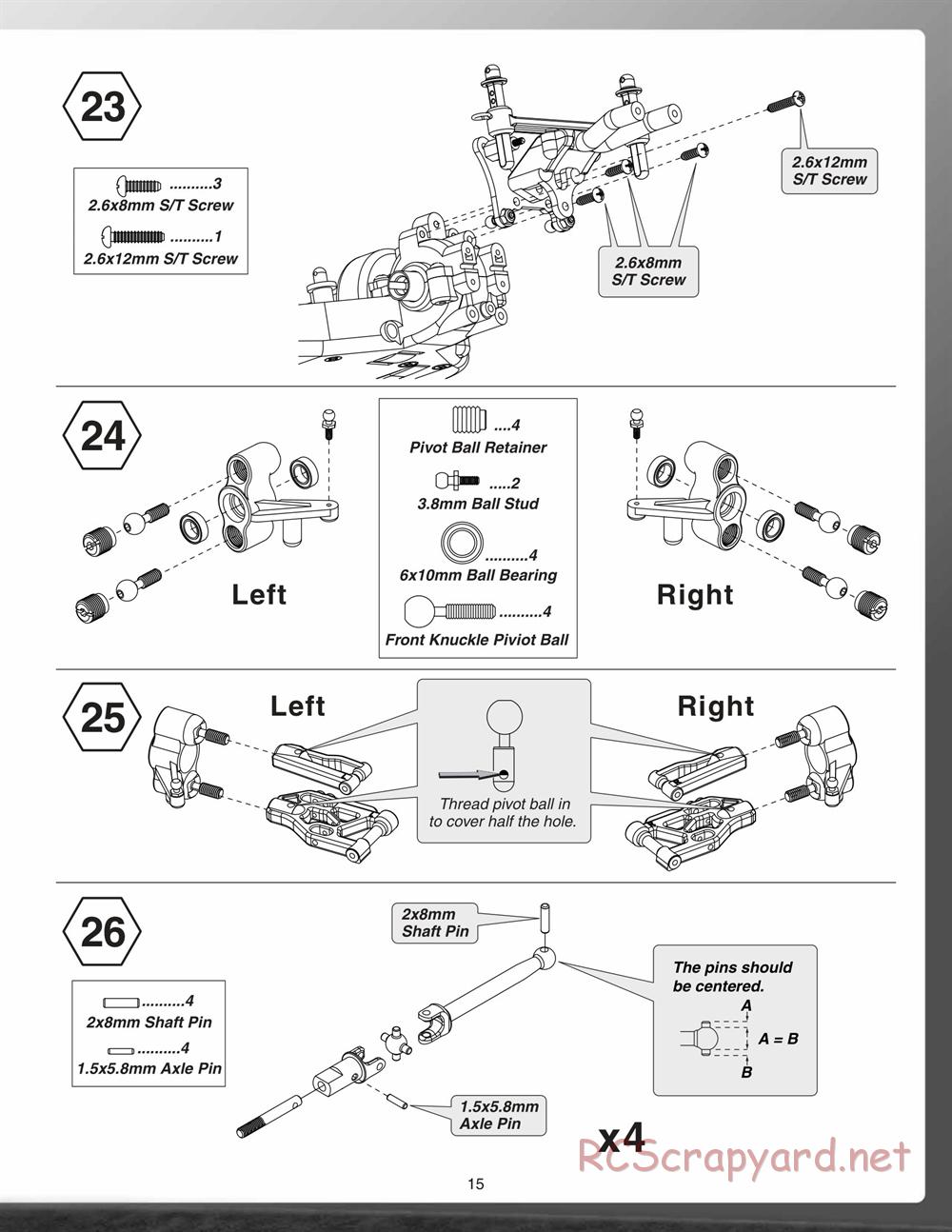 Duratrax - Vendetta SC - Manual - Page 15