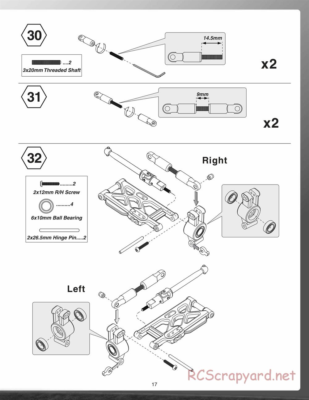 Duratrax - Vendetta SC - Manual - Page 17