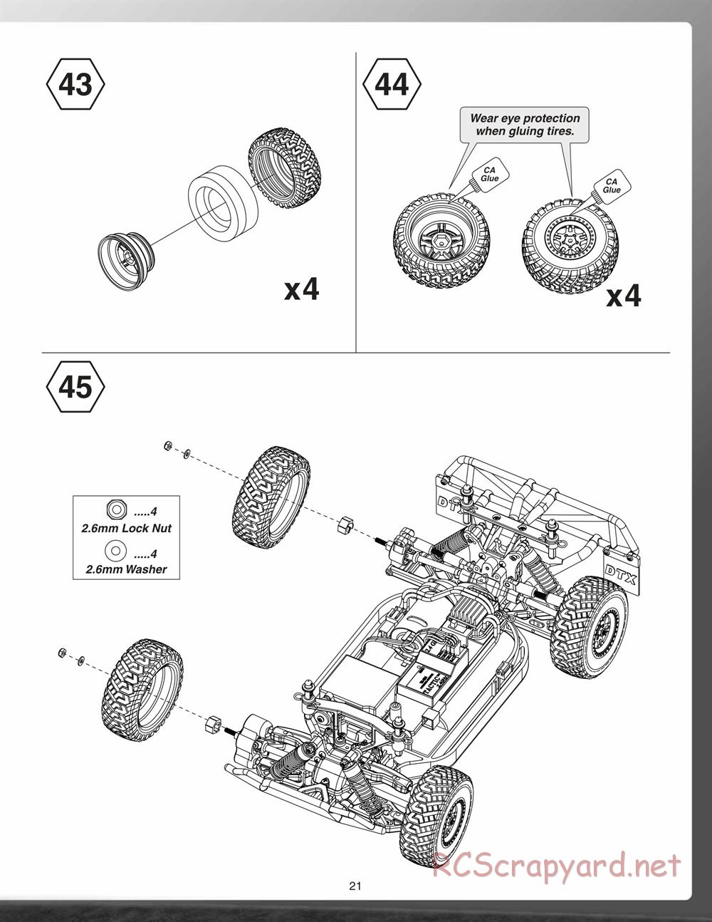 Duratrax - Vendetta SC - Manual - Page 21