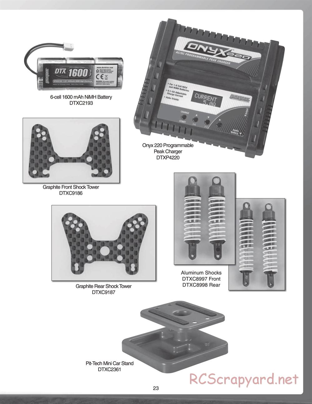 Duratrax - Vendetta SC - Manual - Page 23