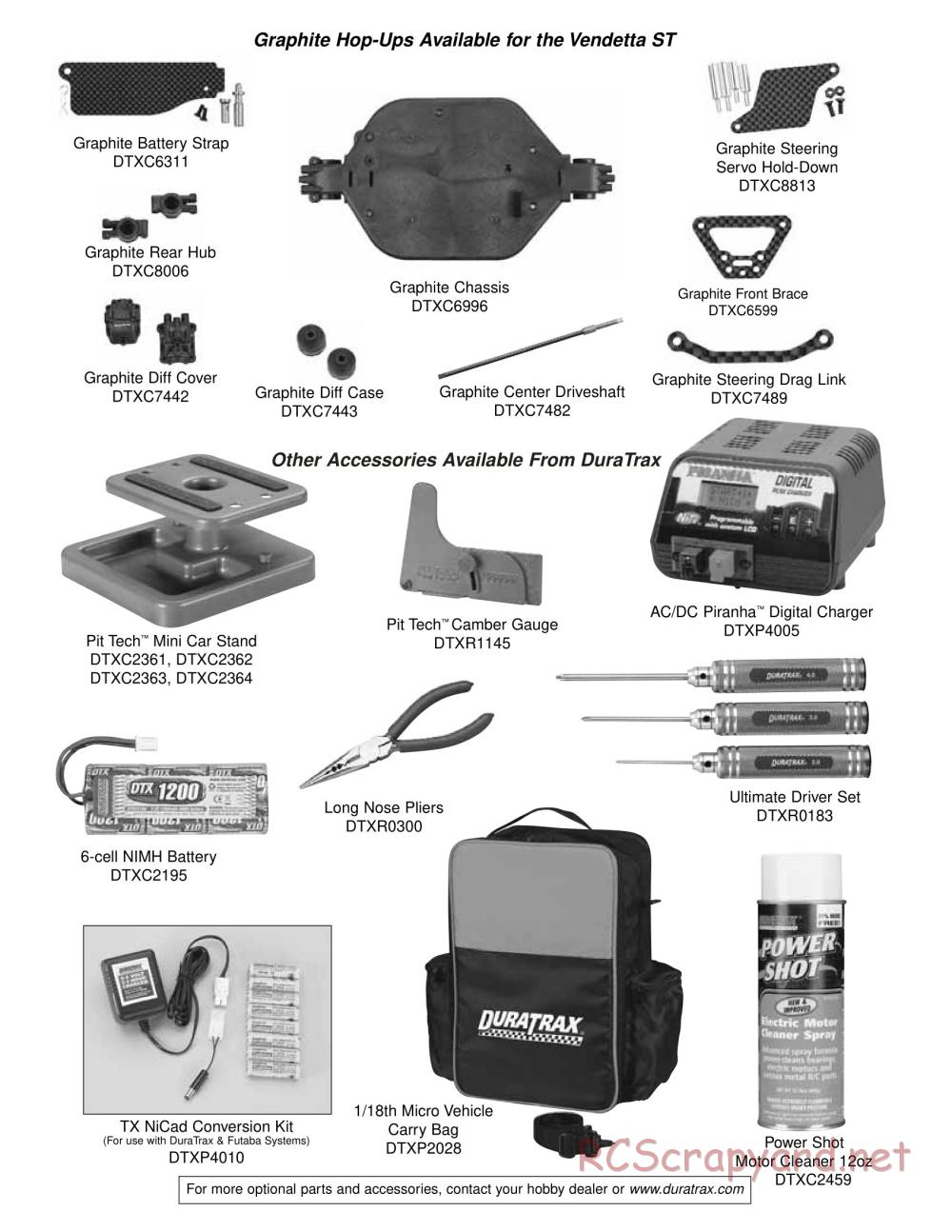 Duratrax - Vendetta ST - Exploded Views - Page 5