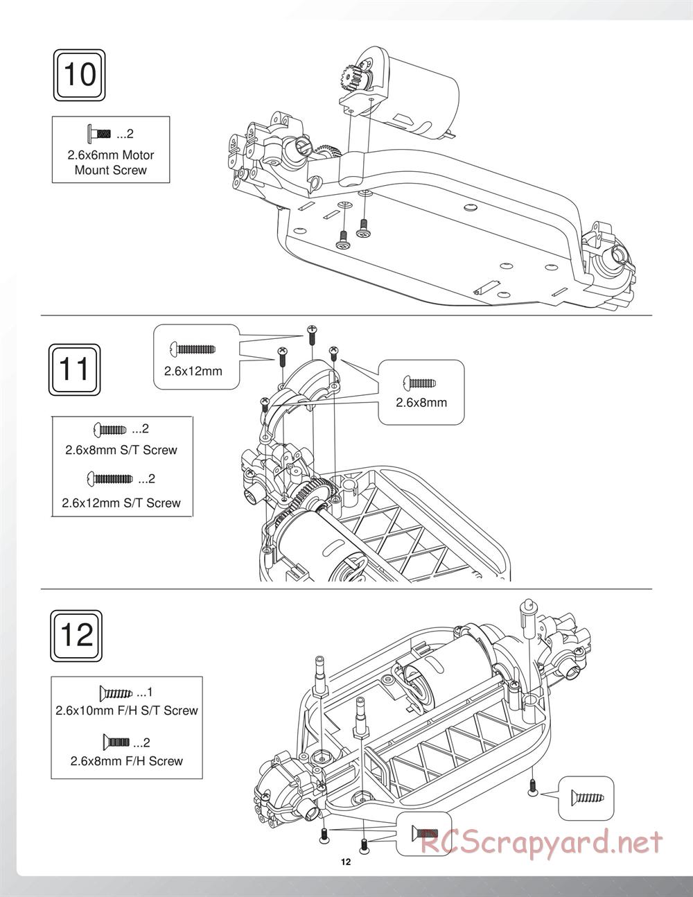 Duratrax - Vendetta ST - Manual - Page 12