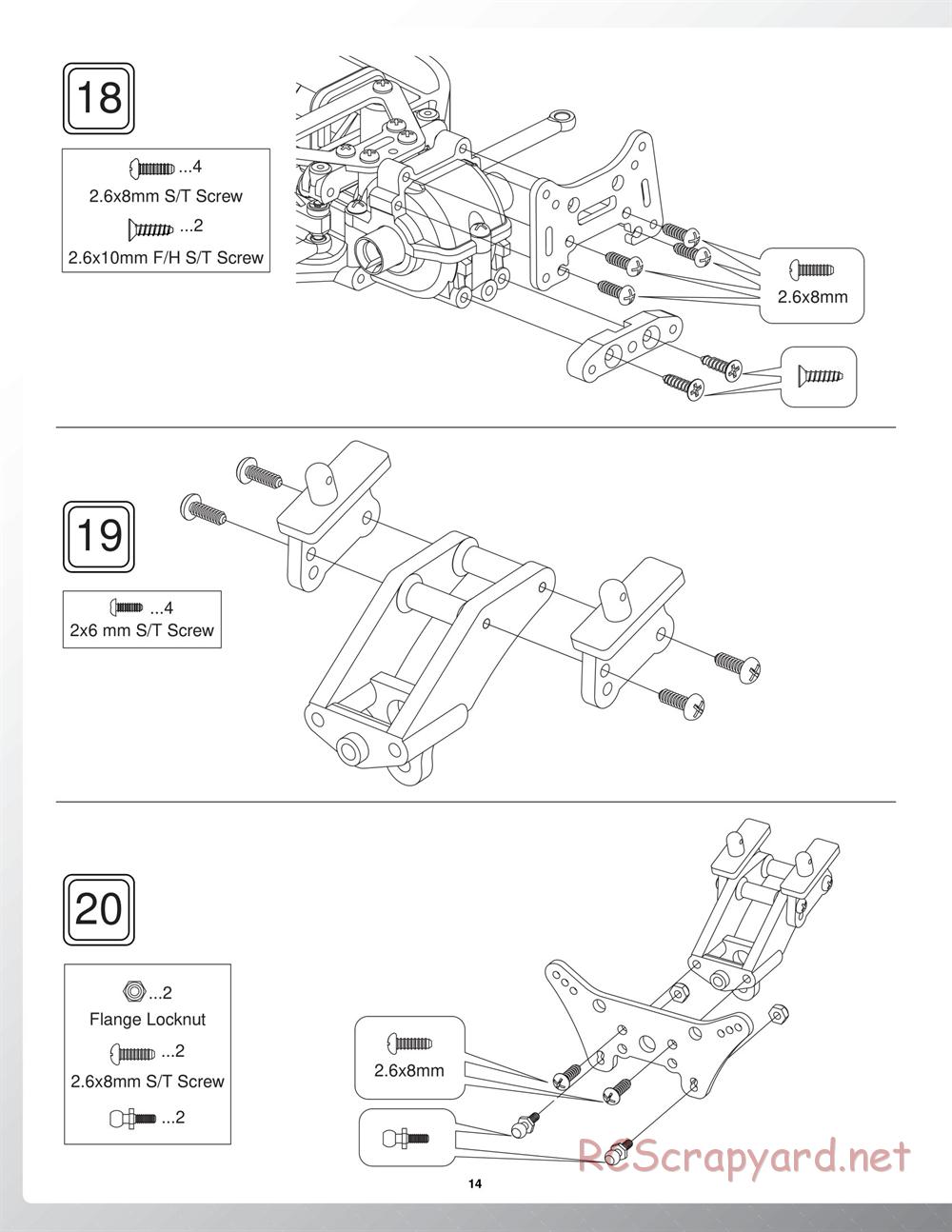 Duratrax - Vendetta ST - Manual - Page 14