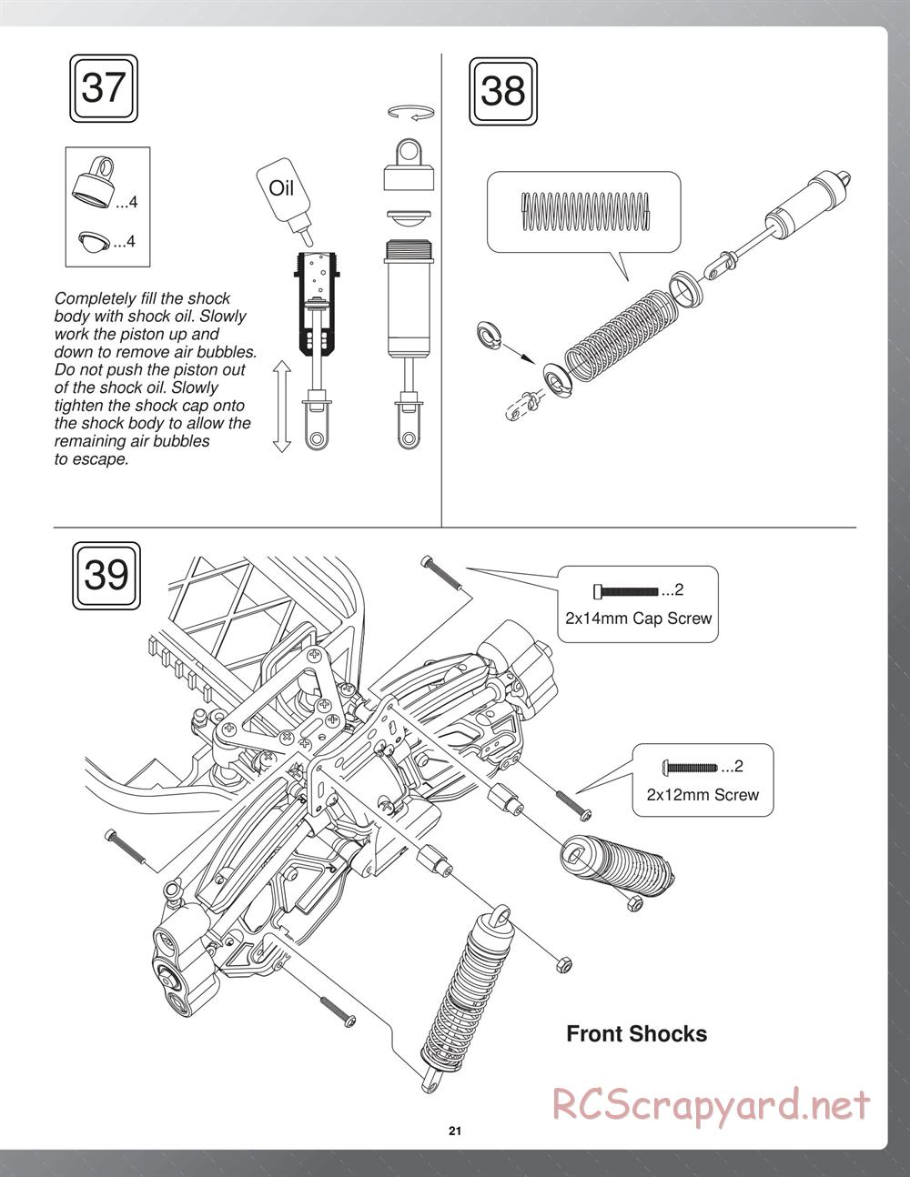 Duratrax - Vendetta ST - Manual - Page 21