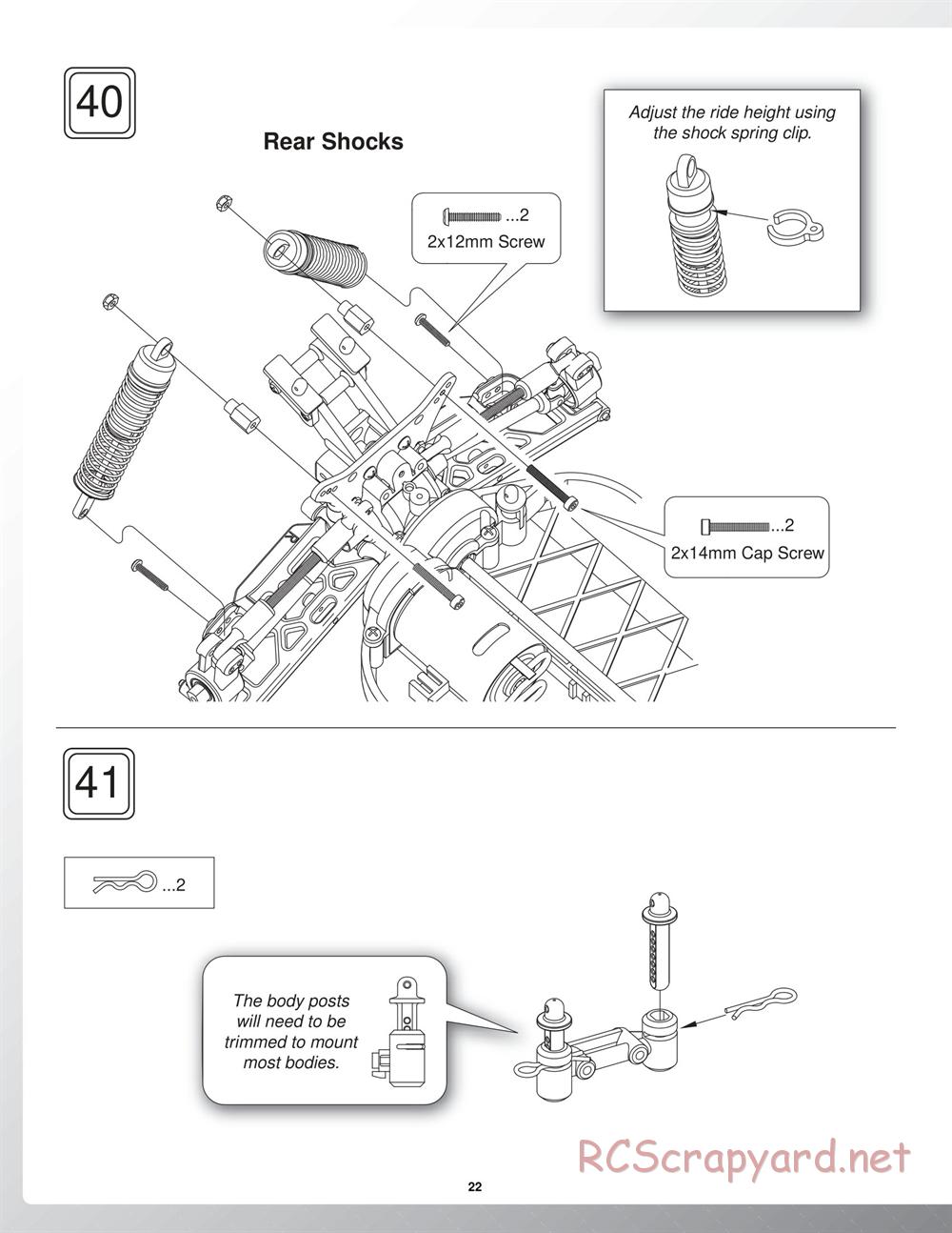 Duratrax - Vendetta ST - Manual - Page 22