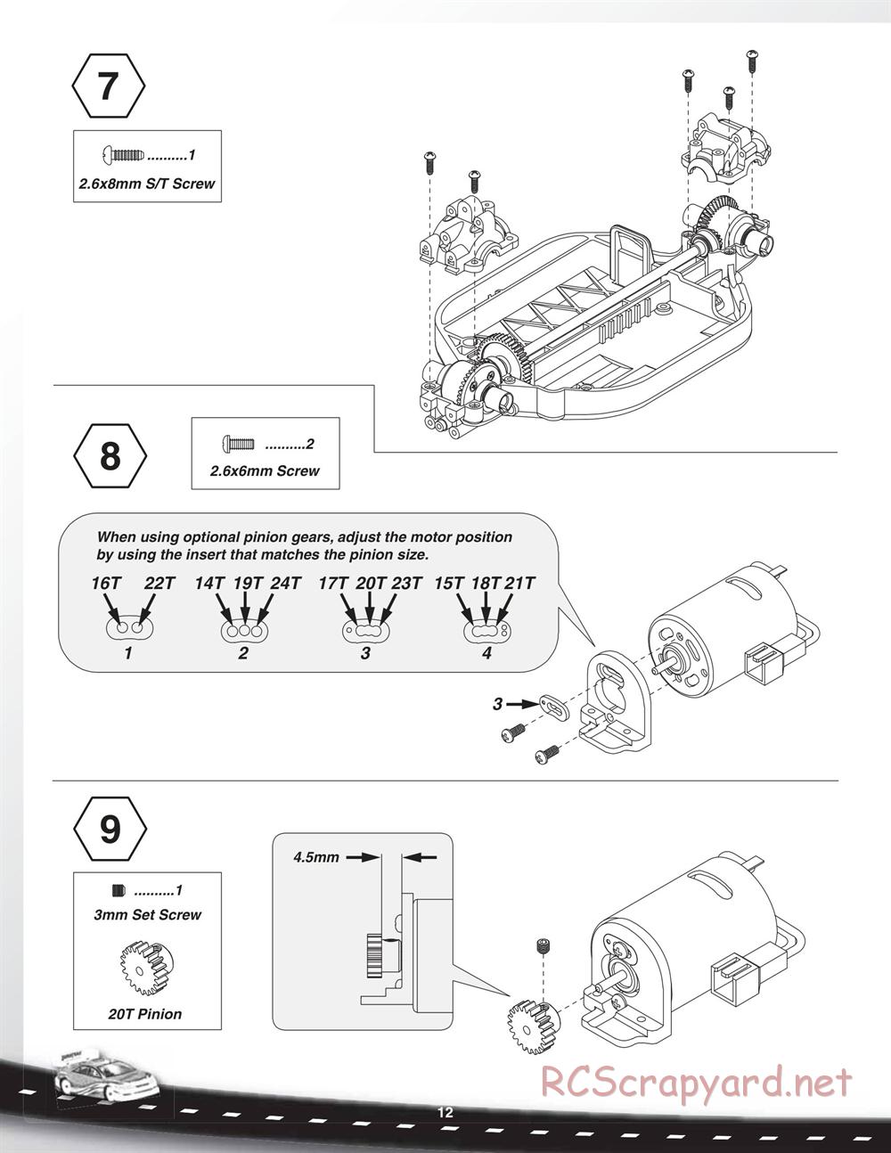 Duratrax - Vendetta TC - Manual - Page 12