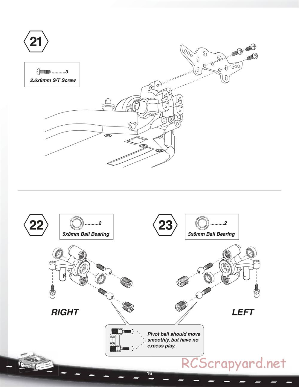 Duratrax - Vendetta TC - Manual - Page 16