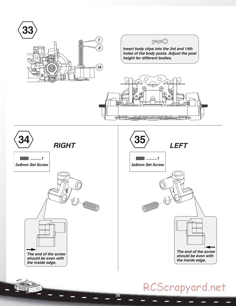 Duratrax - Vendetta TC - Manual - Page 20