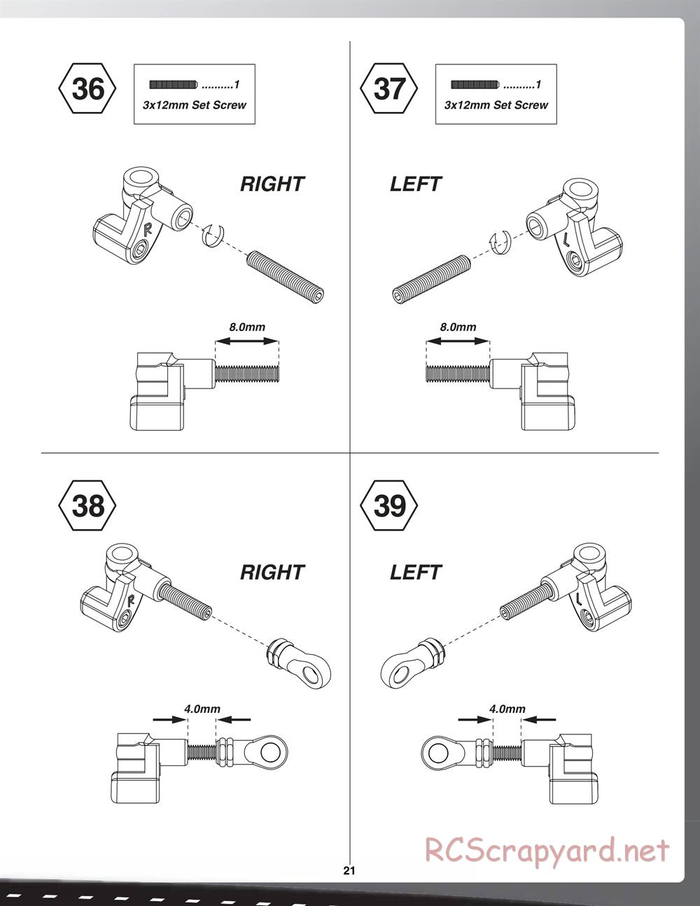 Duratrax - Vendetta TC - Manual - Page 21