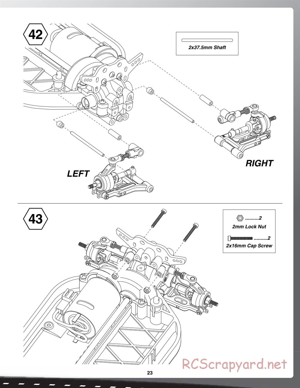 Duratrax - Vendetta TC - Manual - Page 23