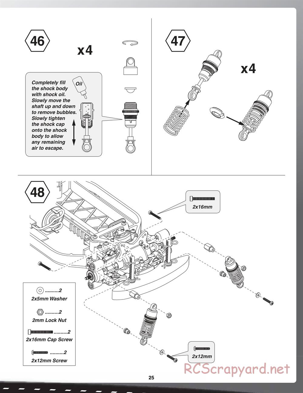 Duratrax - Vendetta TC - Manual - Page 25