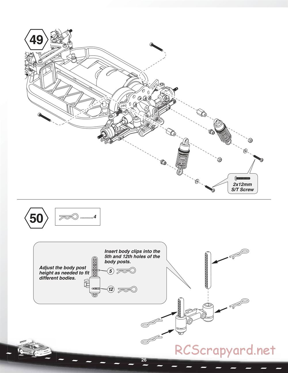 Duratrax - Vendetta TC - Manual - Page 26