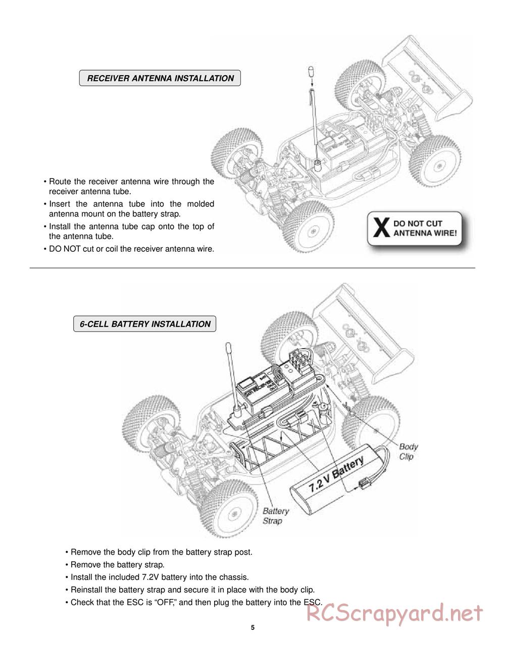 Duratrax - Vendetta Buggy - Manual - Page 5