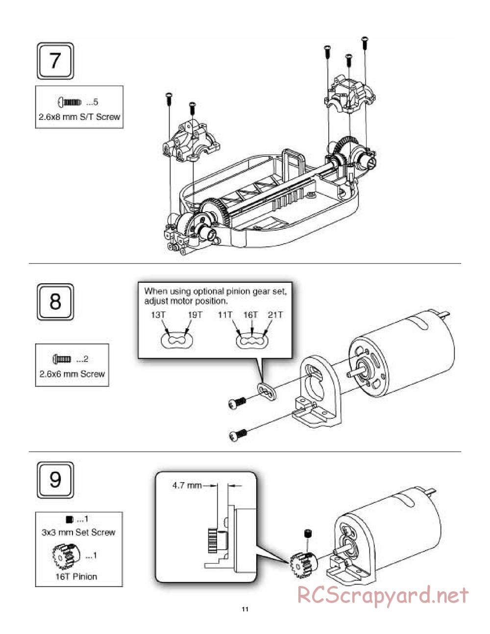 Duratrax - Vendetta Buggy - Manual - Page 11