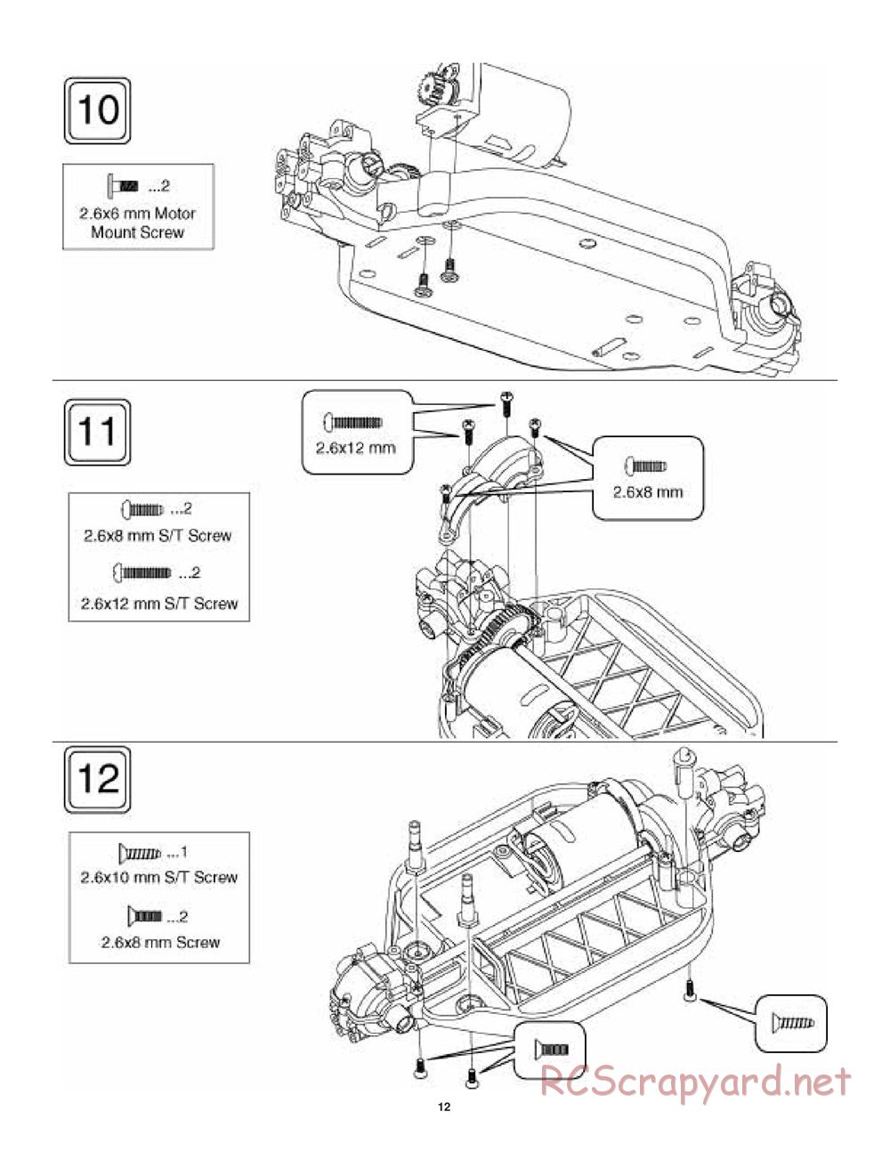 Duratrax - Vendetta Buggy - Manual - Page 12