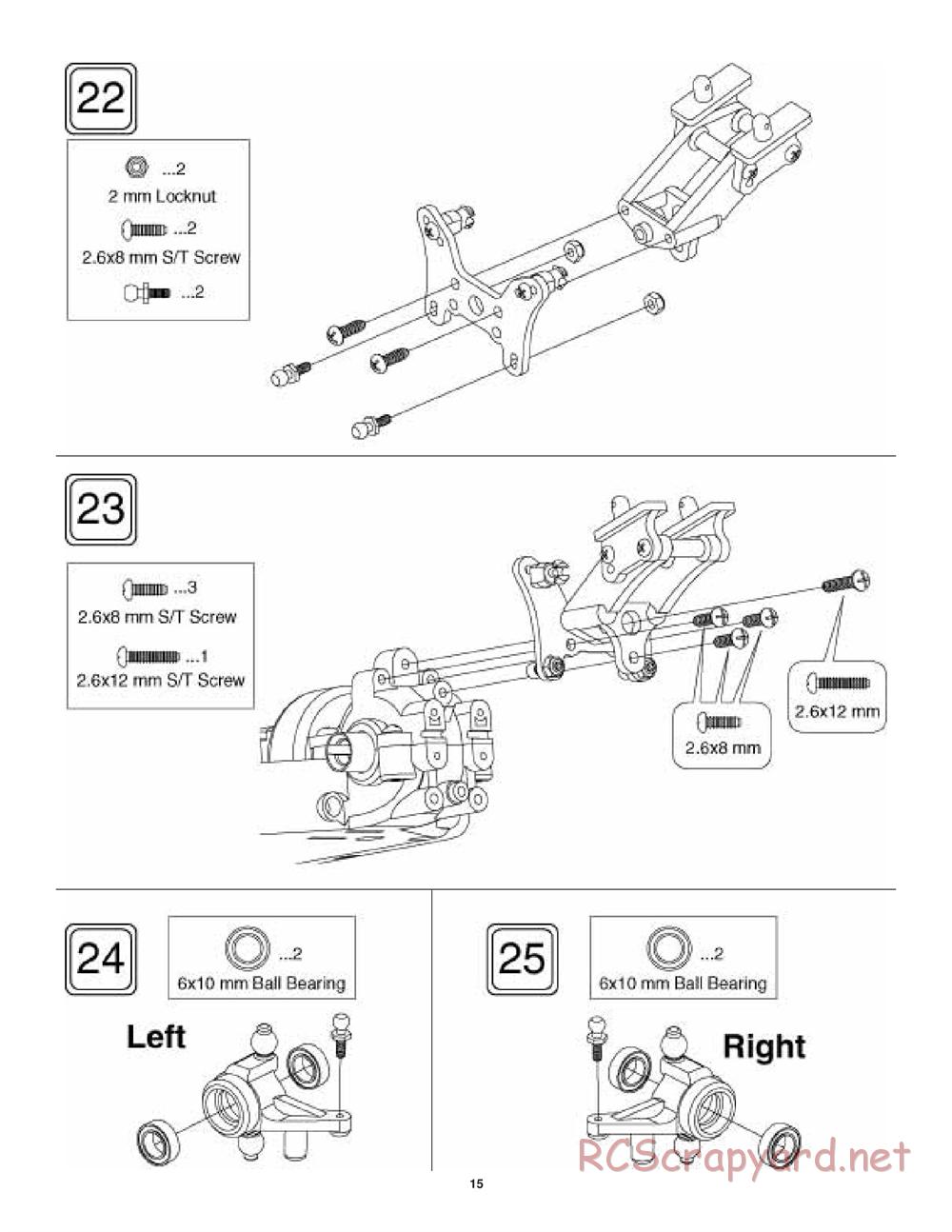 Duratrax - Vendetta Buggy - Manual - Page 15