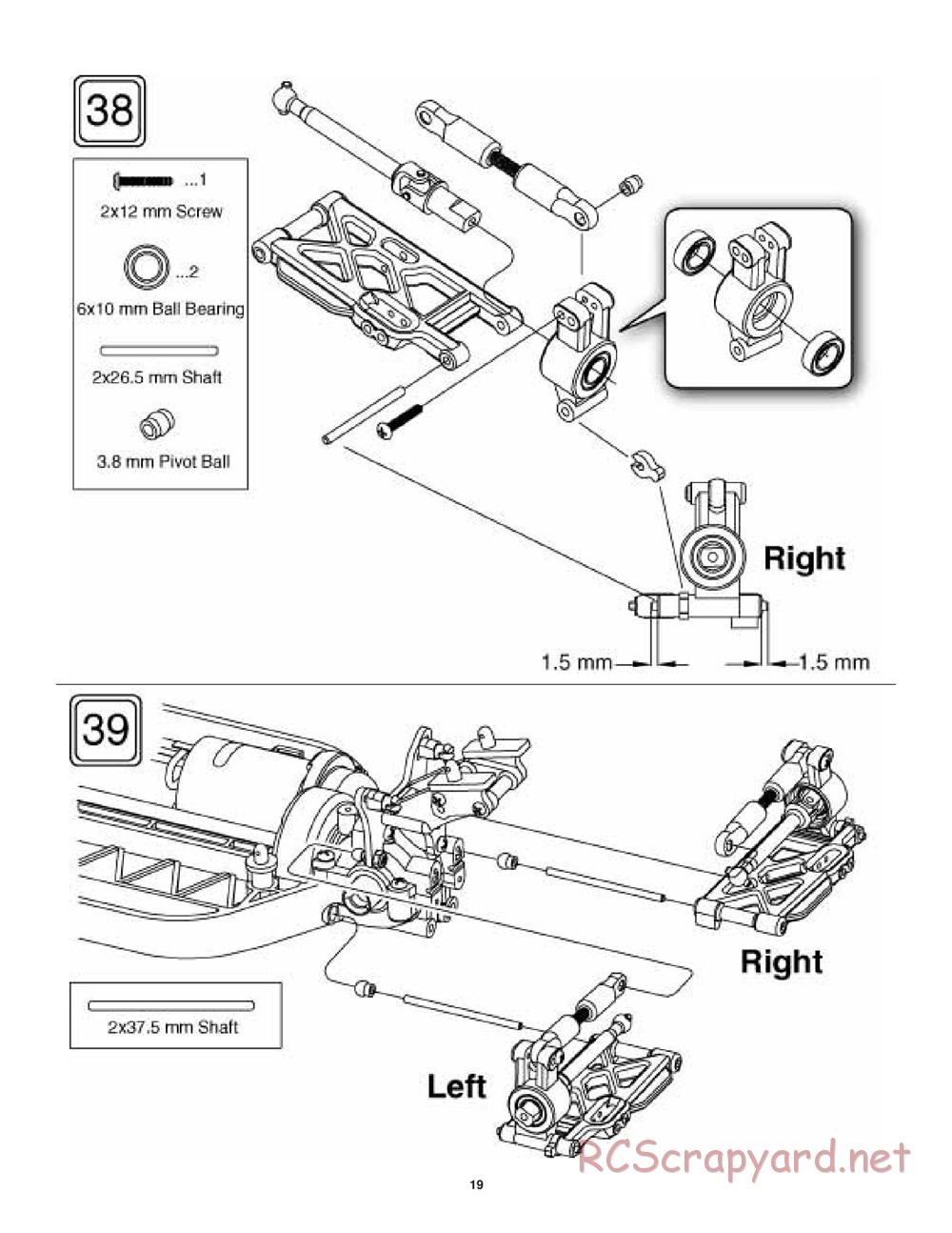 Duratrax - Vendetta Buggy - Manual - Page 19