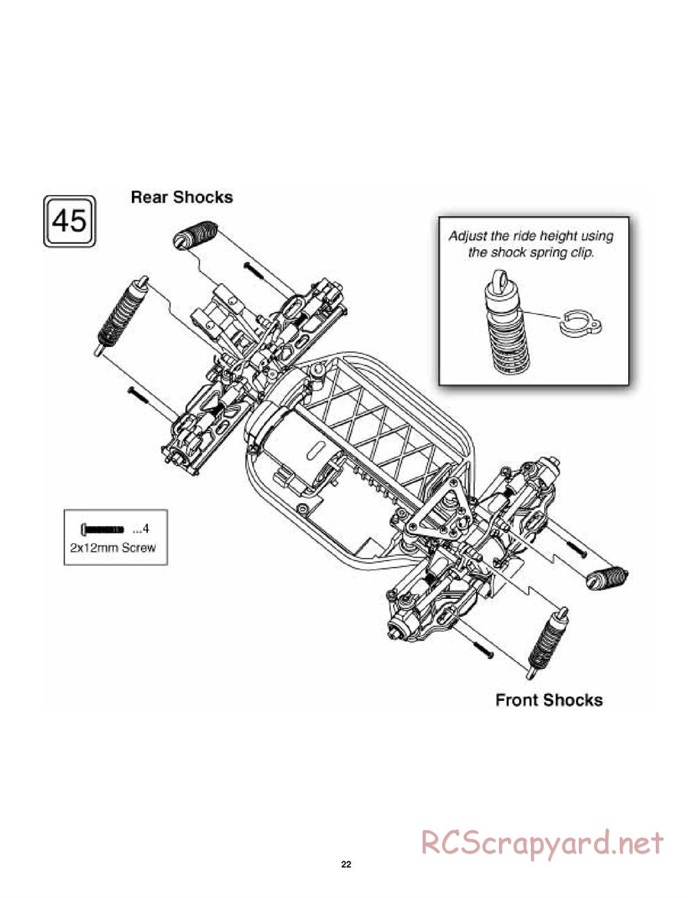 Duratrax - Vendetta Buggy - Manual - Page 22