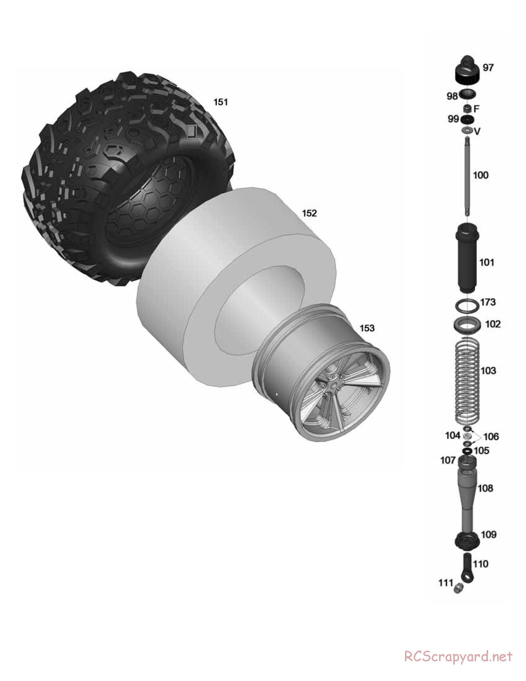 Duratrax - Warhead - Exploded Views - Page 12