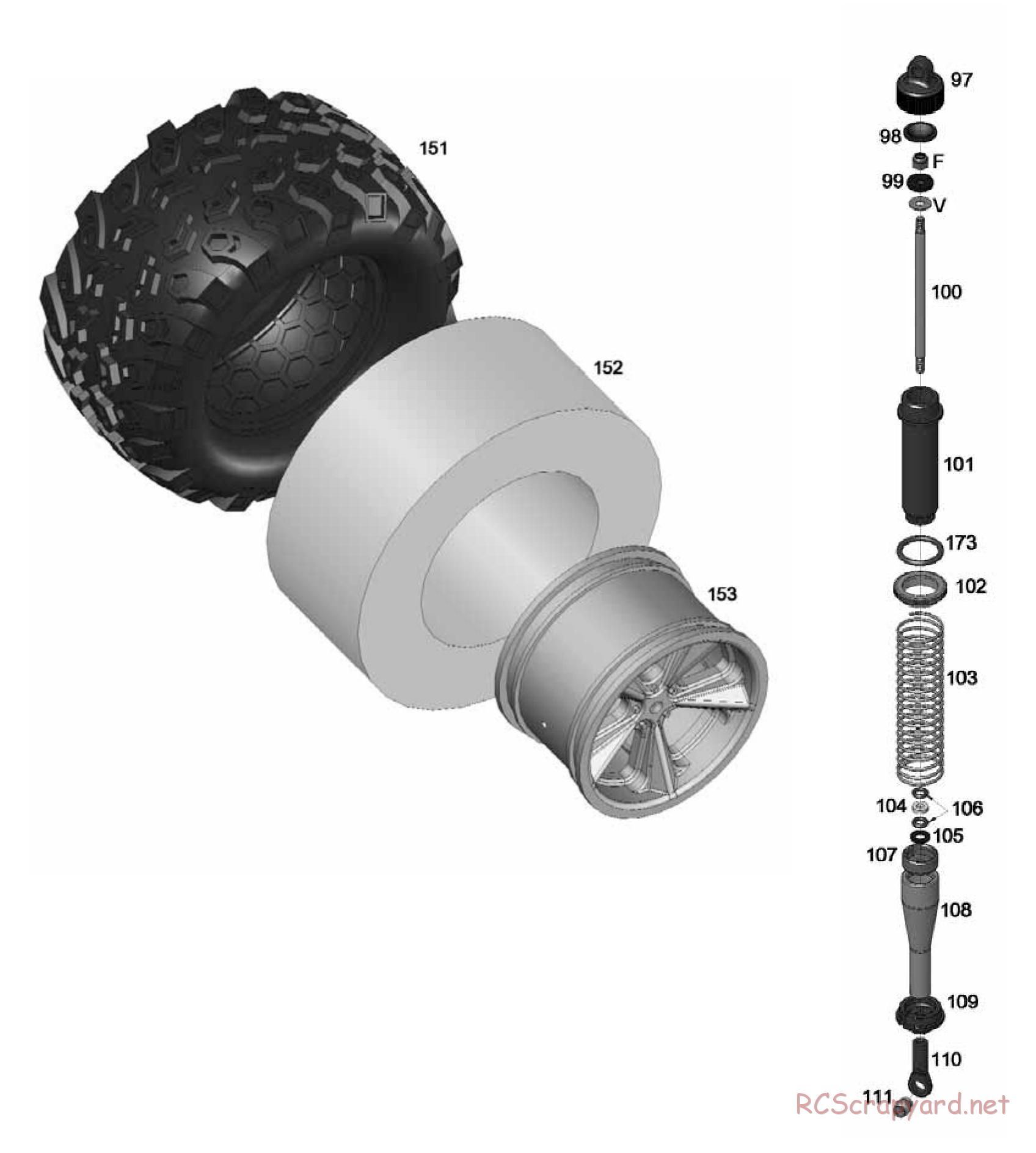 Duratrax - Warhead Evo - Exploded Views - Page 12