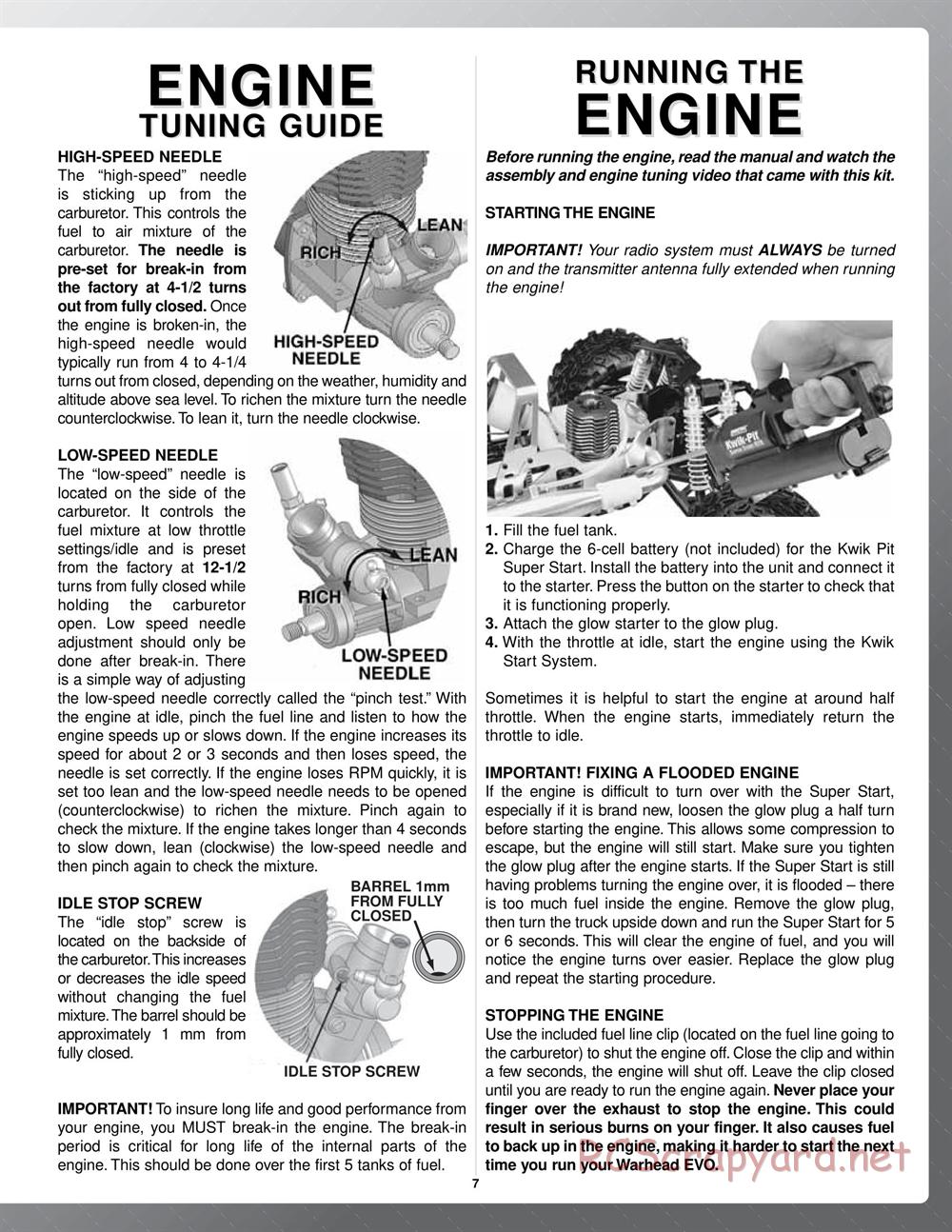 Duratrax - Warhead Evo - Manual - Page 7