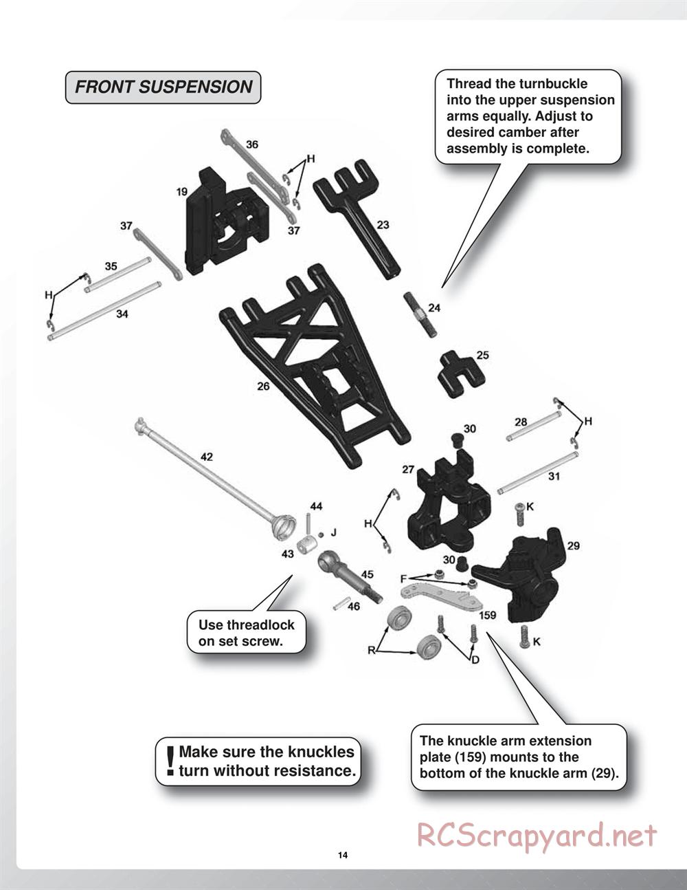 Duratrax - Warhead Evo - Manual - Page 14