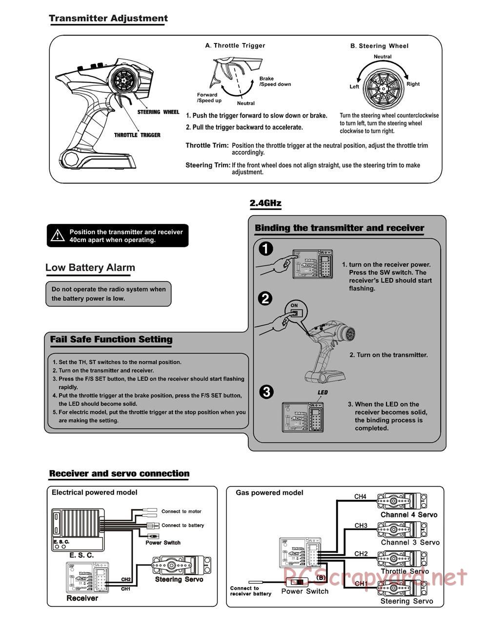 Himoto Racing - 1/10 Electric Models - Manual - Page 6