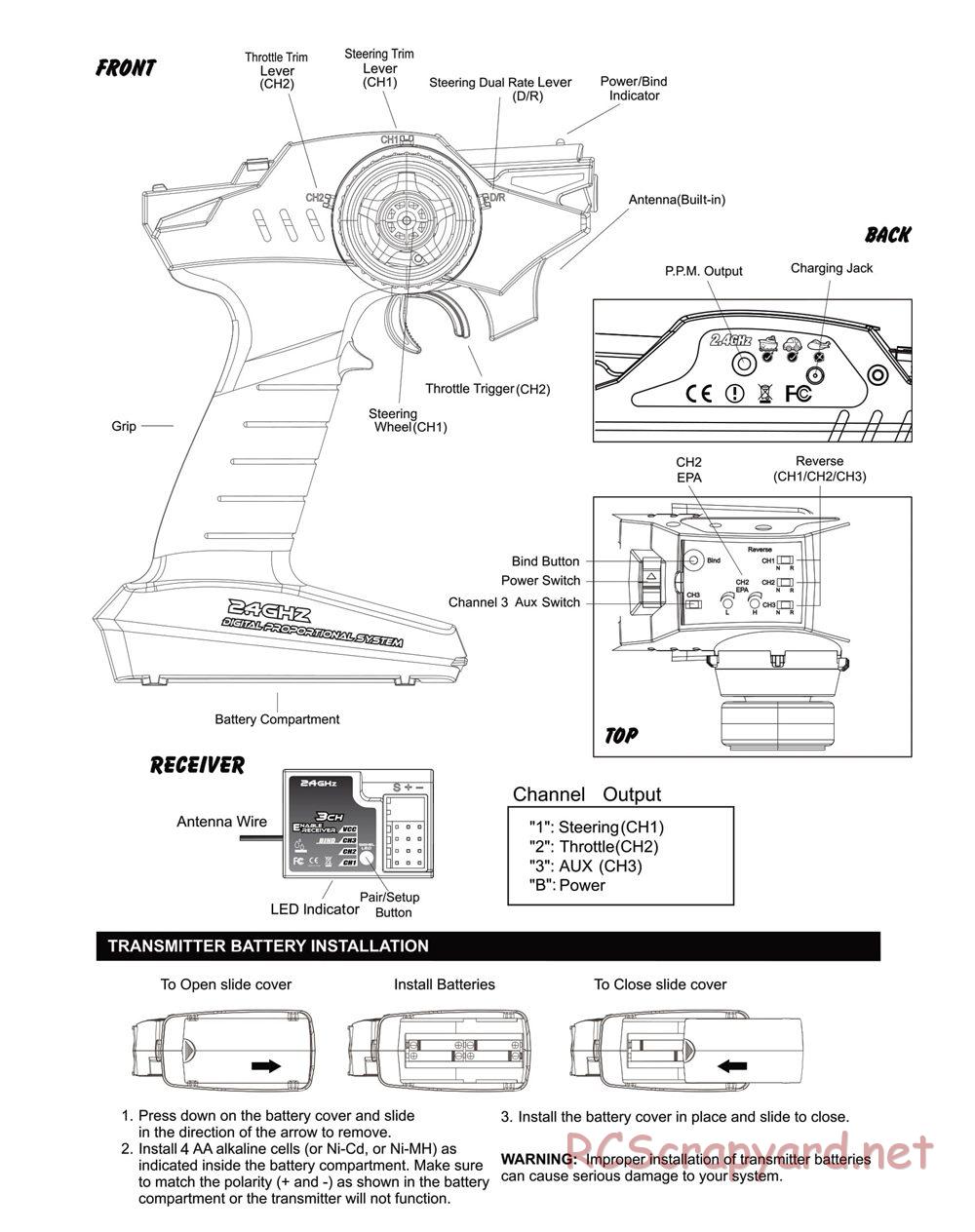 Himoto Racing - 1/10 Electric Models - Manual - Page 8