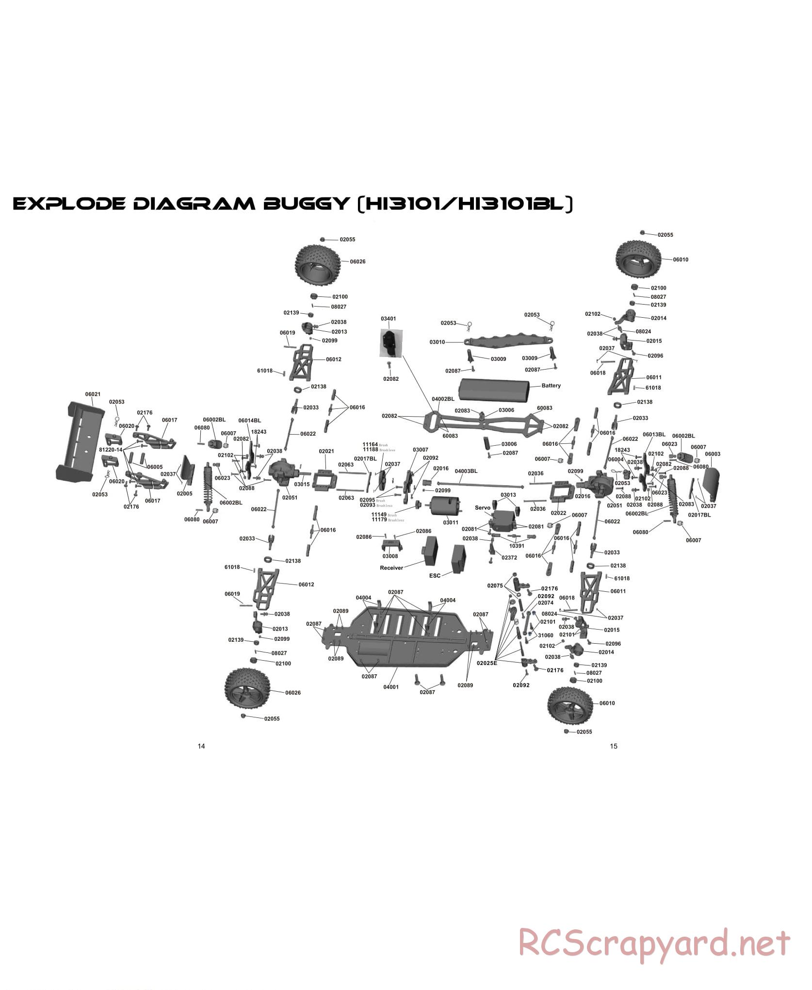 Himoto Racing - 1/10 Electric Models - Manual - Page 14