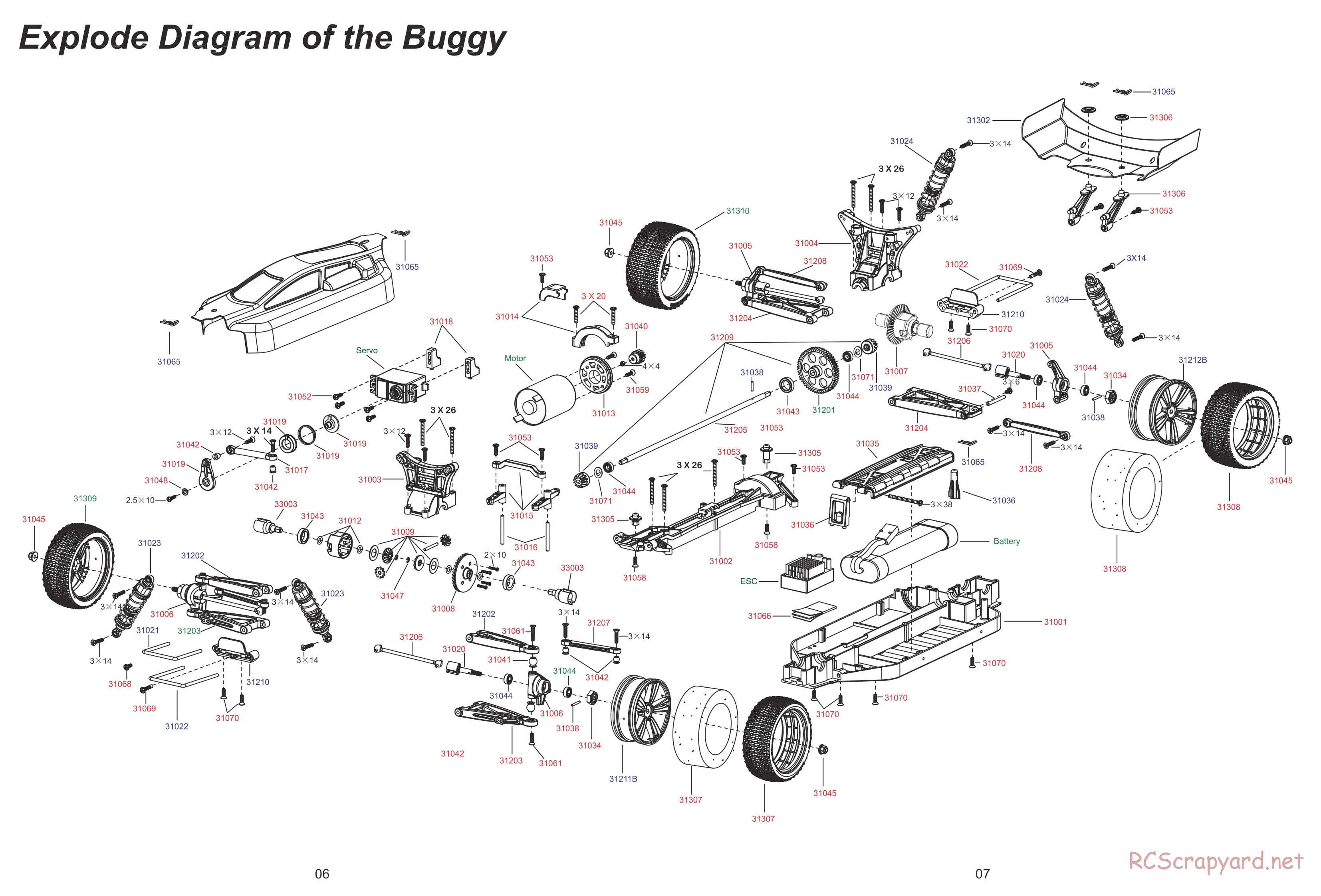 Himoto Racing - Dirt Whip - E10DB / E10DBL - Manual - Page 8