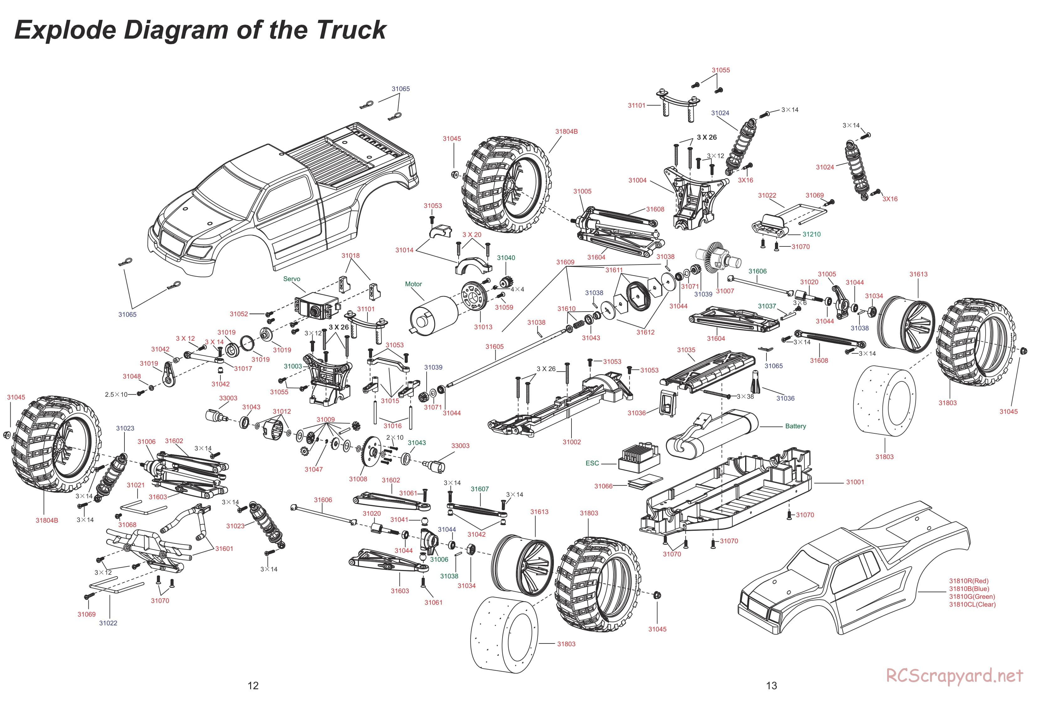 Himoto Racing - Katana - E10XT / E10XTL - Manual - Page 11