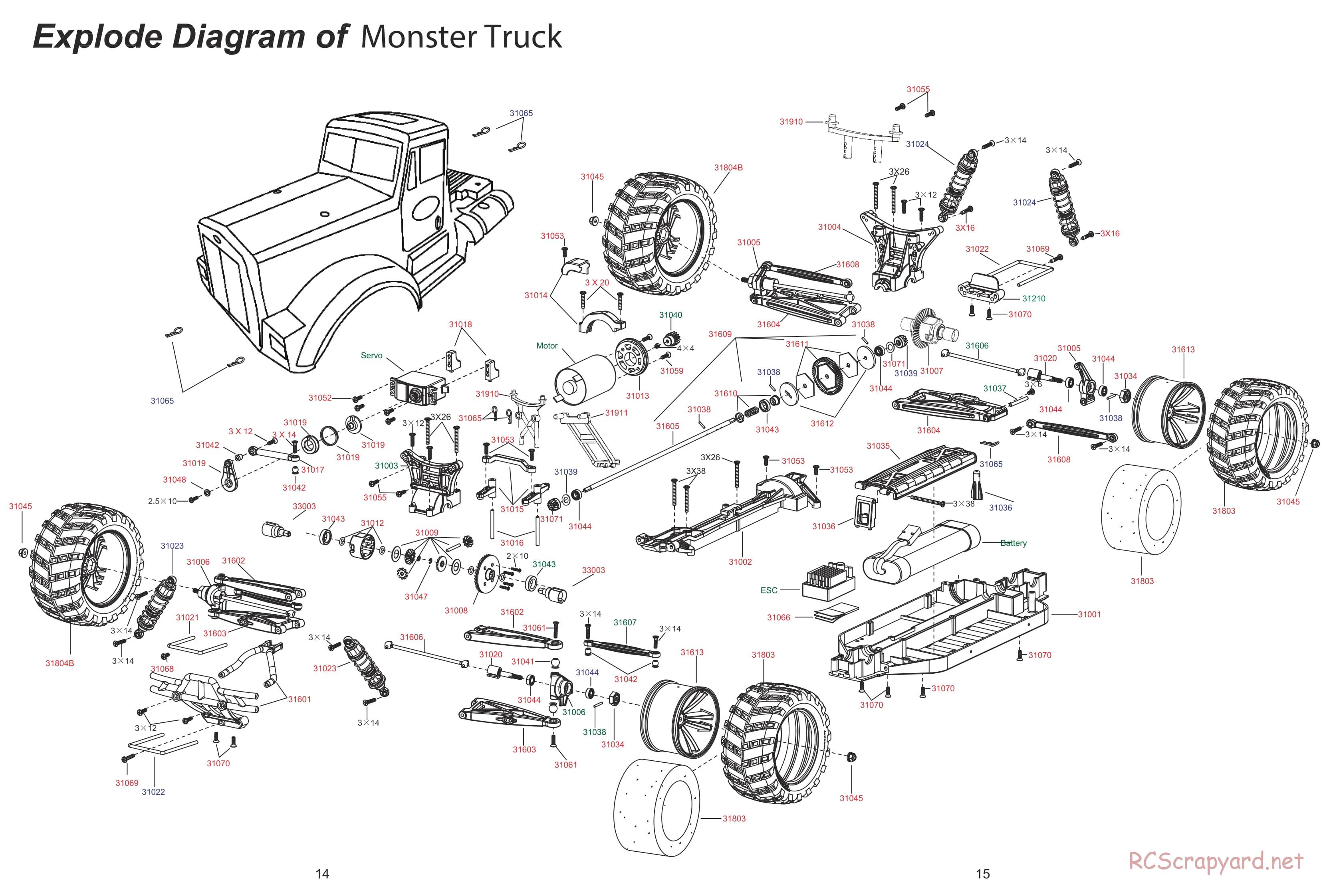 Himoto Racing - Katana - E10XT / E10XTL - Manual - Page 12