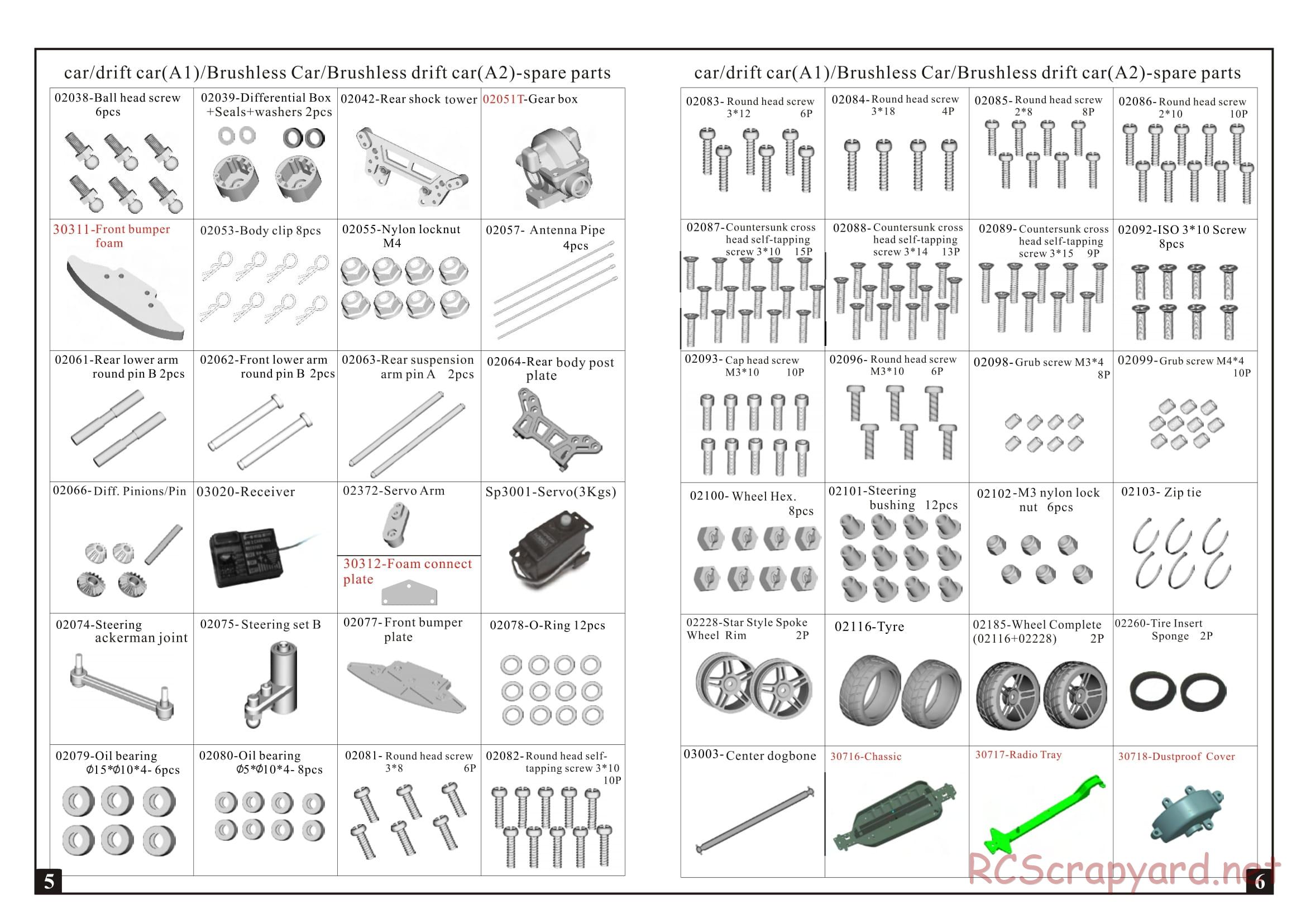 Himoto Racing - Corr Truck SCT-10 - HI4370 / HI4370BL - Manual - Page 4