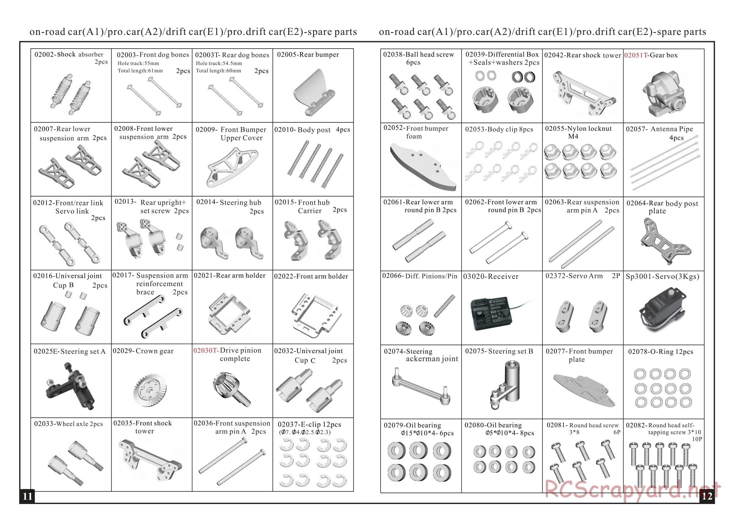 Himoto Racing - 1/10 4WD Electric Models - Manual - Page 7