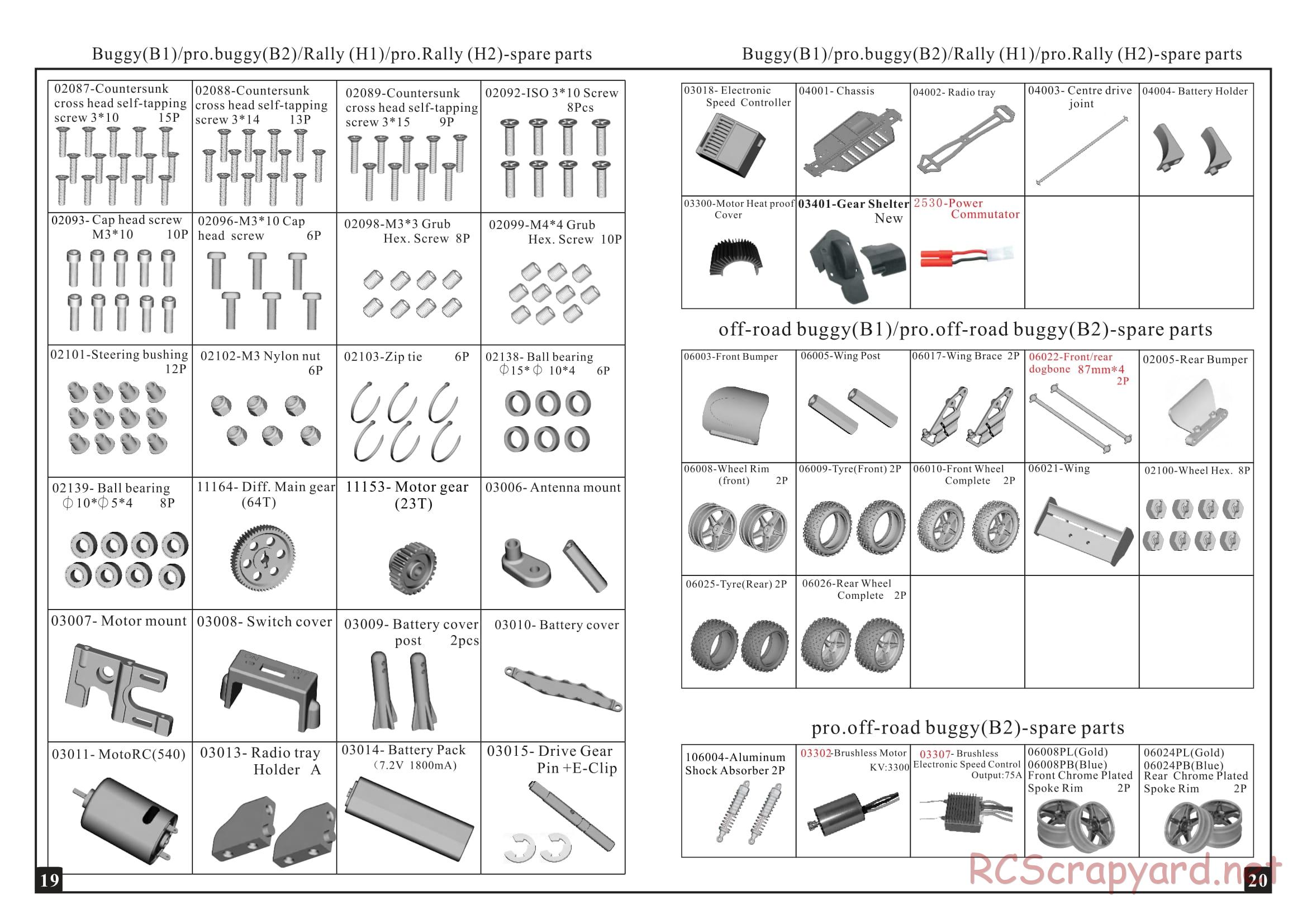 Himoto Racing - 1/10 4WD Electric Models - Manual - Page 11