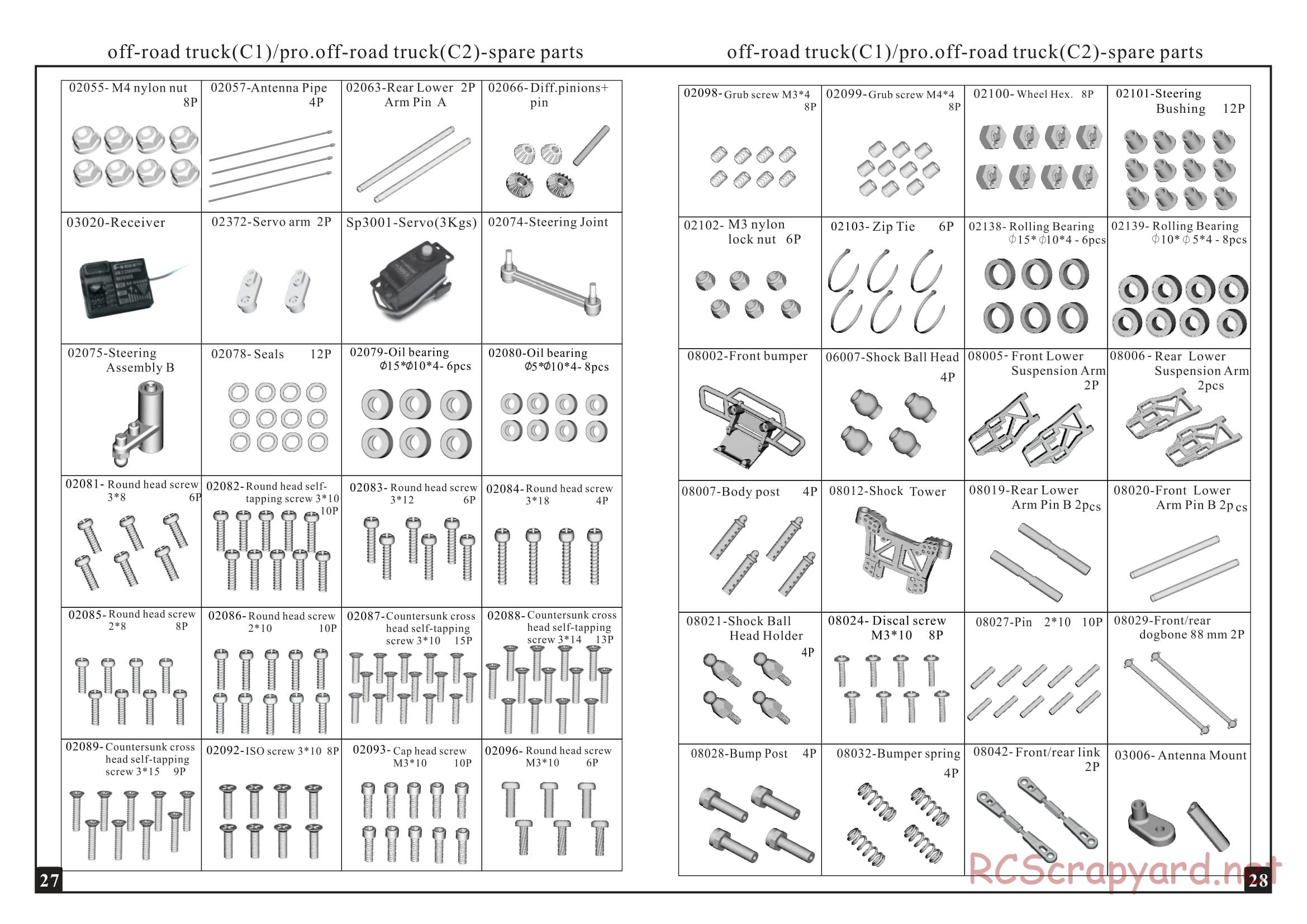 Himoto Racing - 1/10 4WD Electric Models - Manual - Page 15