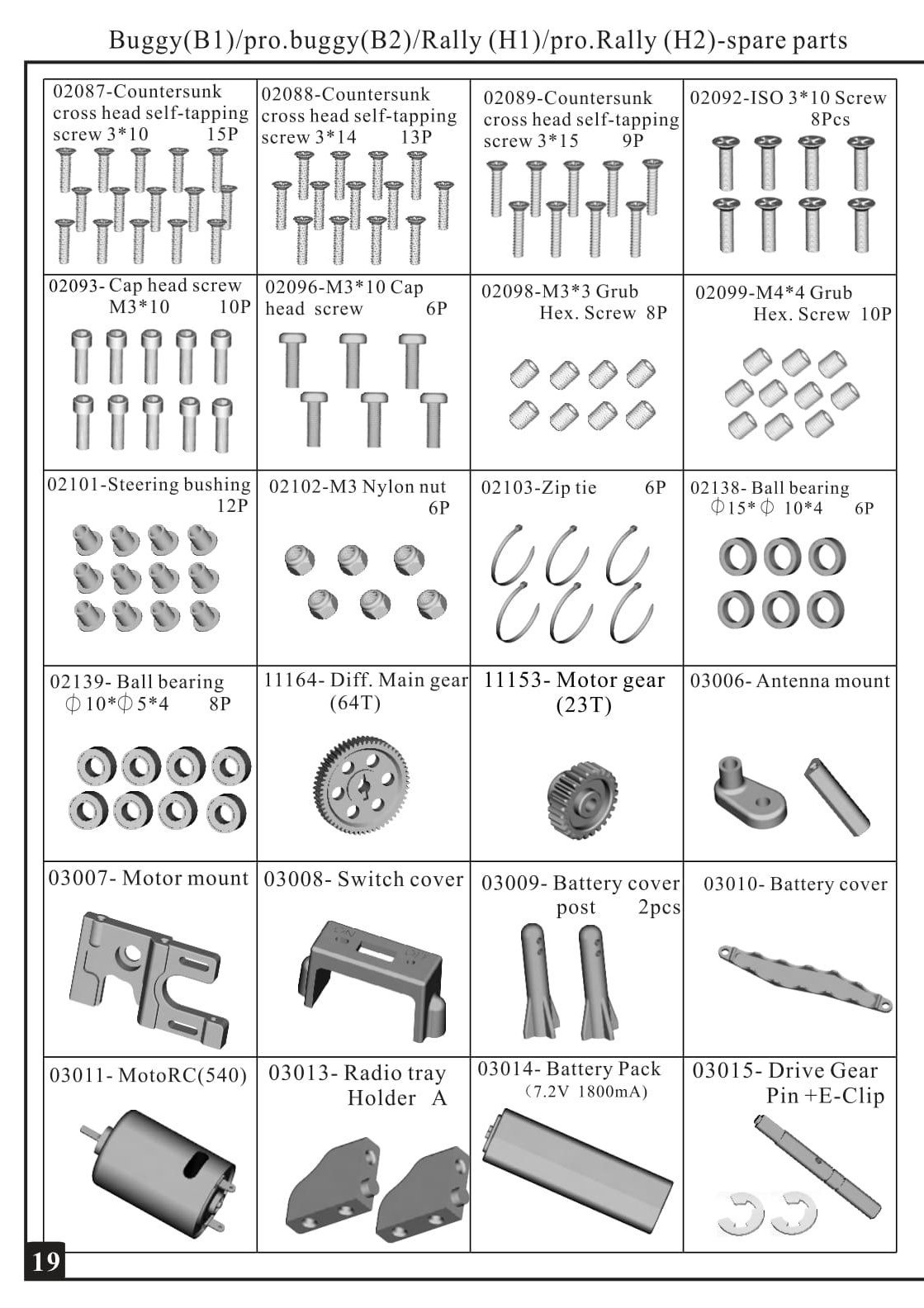 Himoto Racing - 1/10 4WD Electric Models - Manual - Page 27