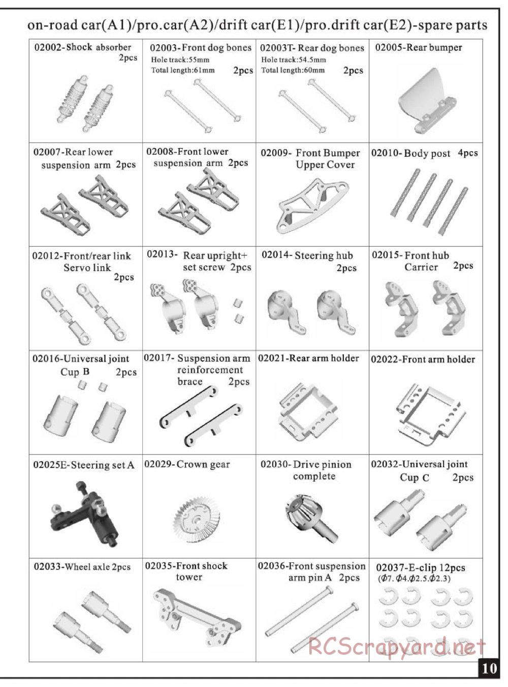 Himoto Racing - 1/10 4WD Electric Models - Manual - Page 33