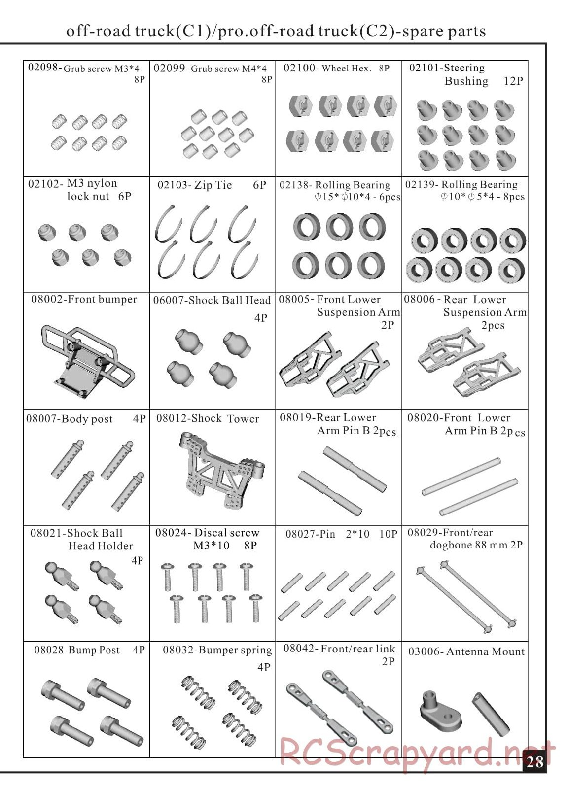 Himoto Racing - 1/10 4WD Electric Models - Manual - Page 52