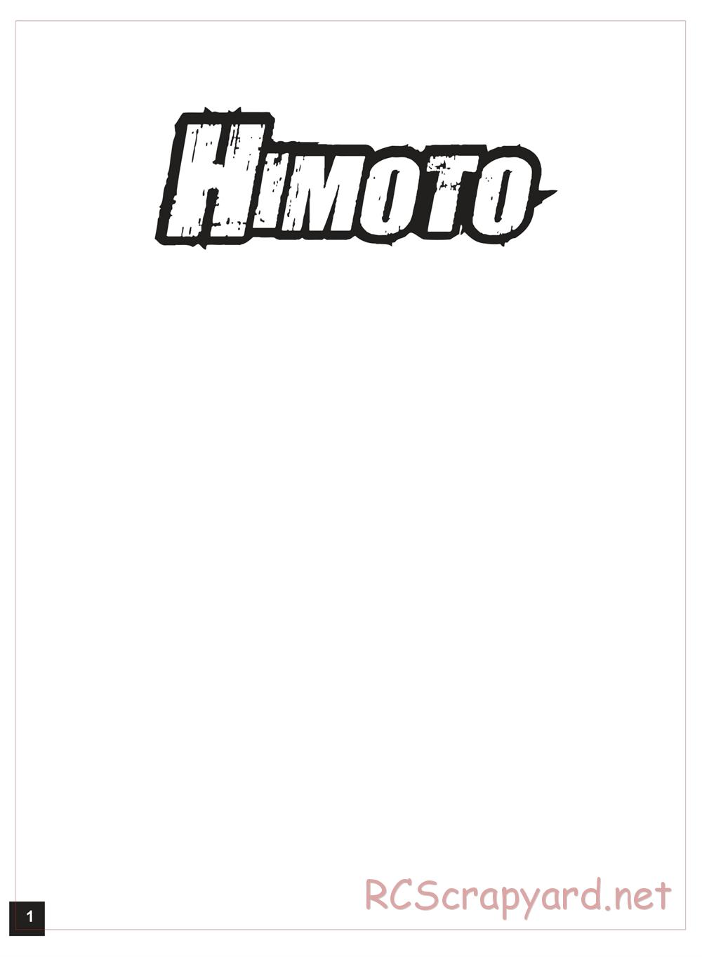 Himoto Racing - Bashe - HI1018 / HI1018BL - Manual - Page 2