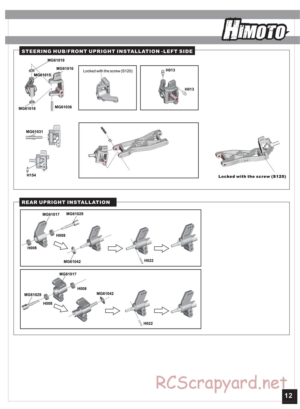 Himoto Racing - Bashe - HI1018 / HI1018BL - Manual - Page 13