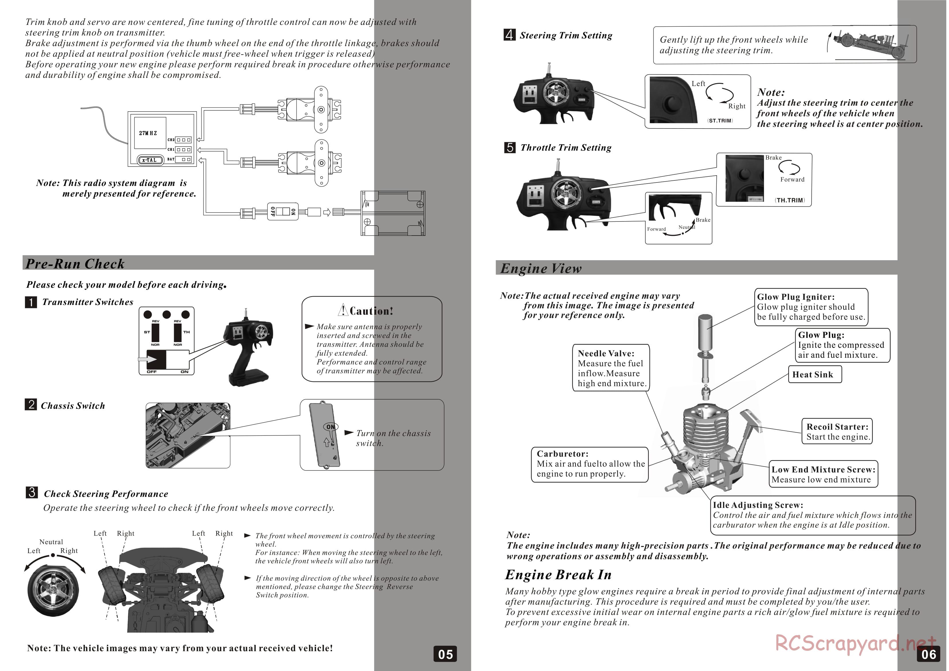 Himoto Racing - Viper XST - HI6103 - Manual - Page 4