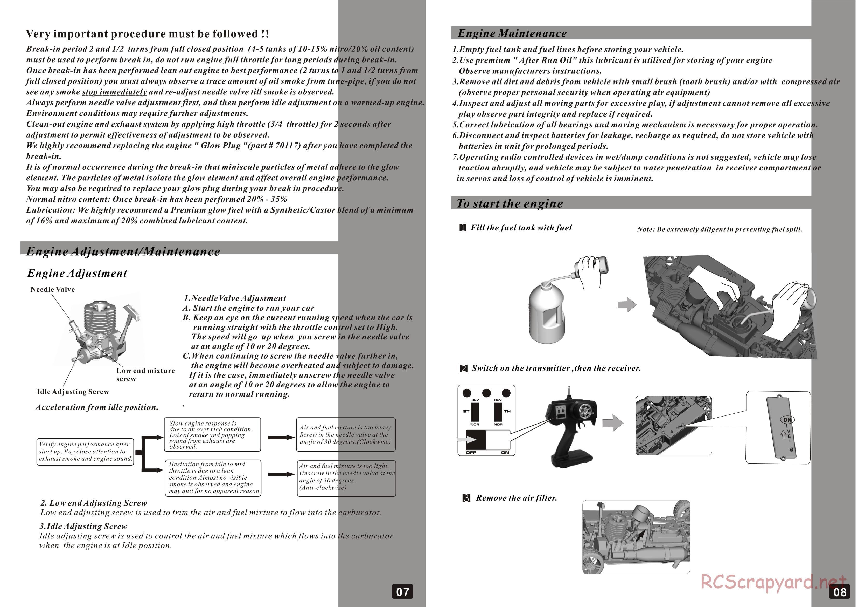 Himoto Racing - Viper XST - HI6103 - Manual - Page 5