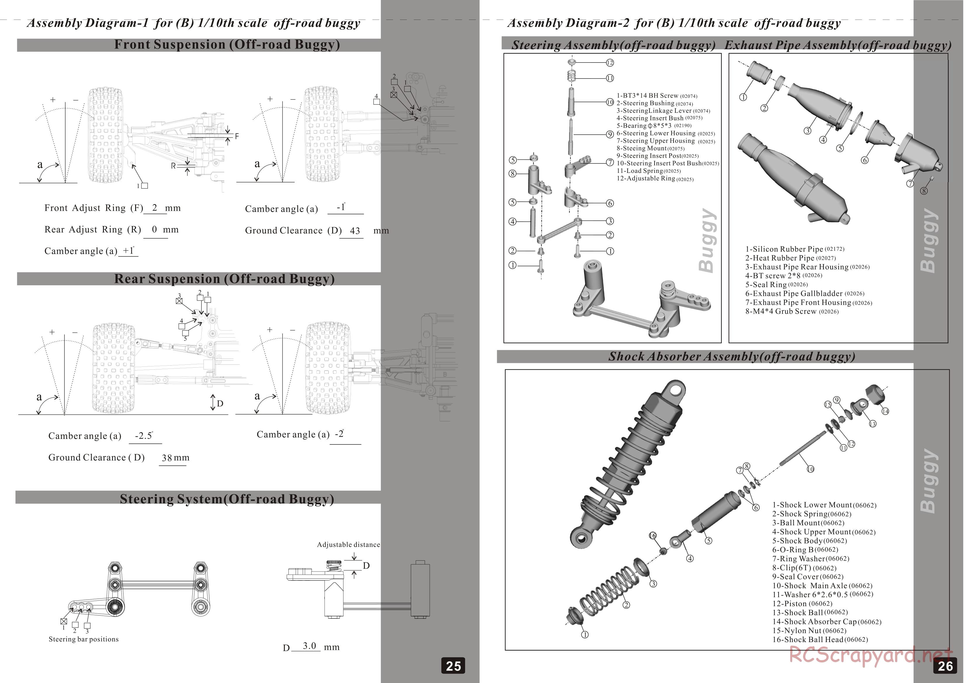 Himoto Racing - Viper XST - HI6103 - Manual - Page 14