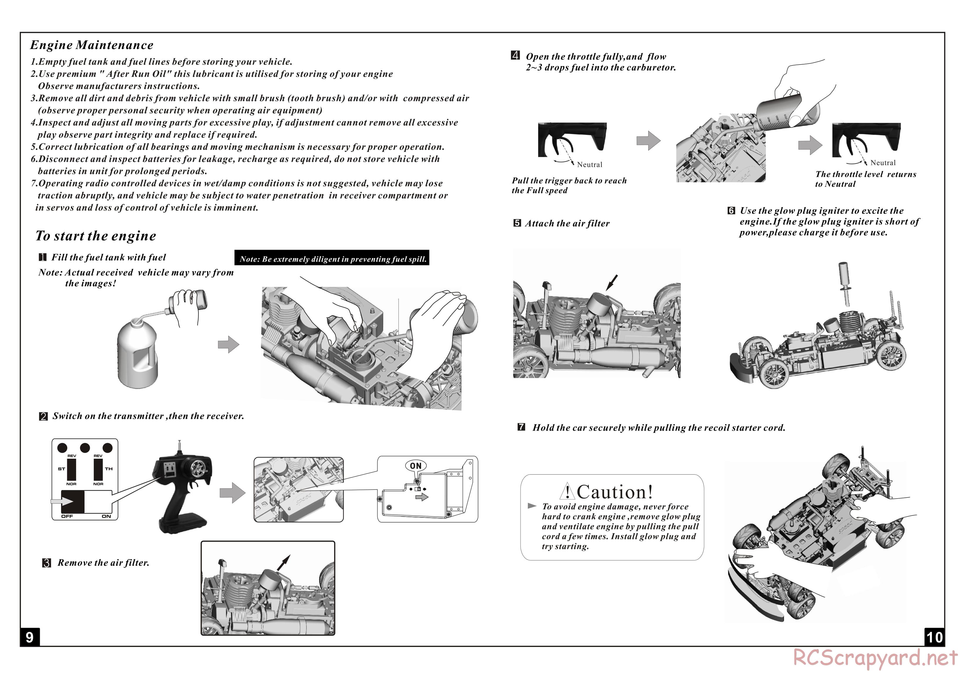 Himoto Racing - Rapida - HI9101 - Manual - Page 6