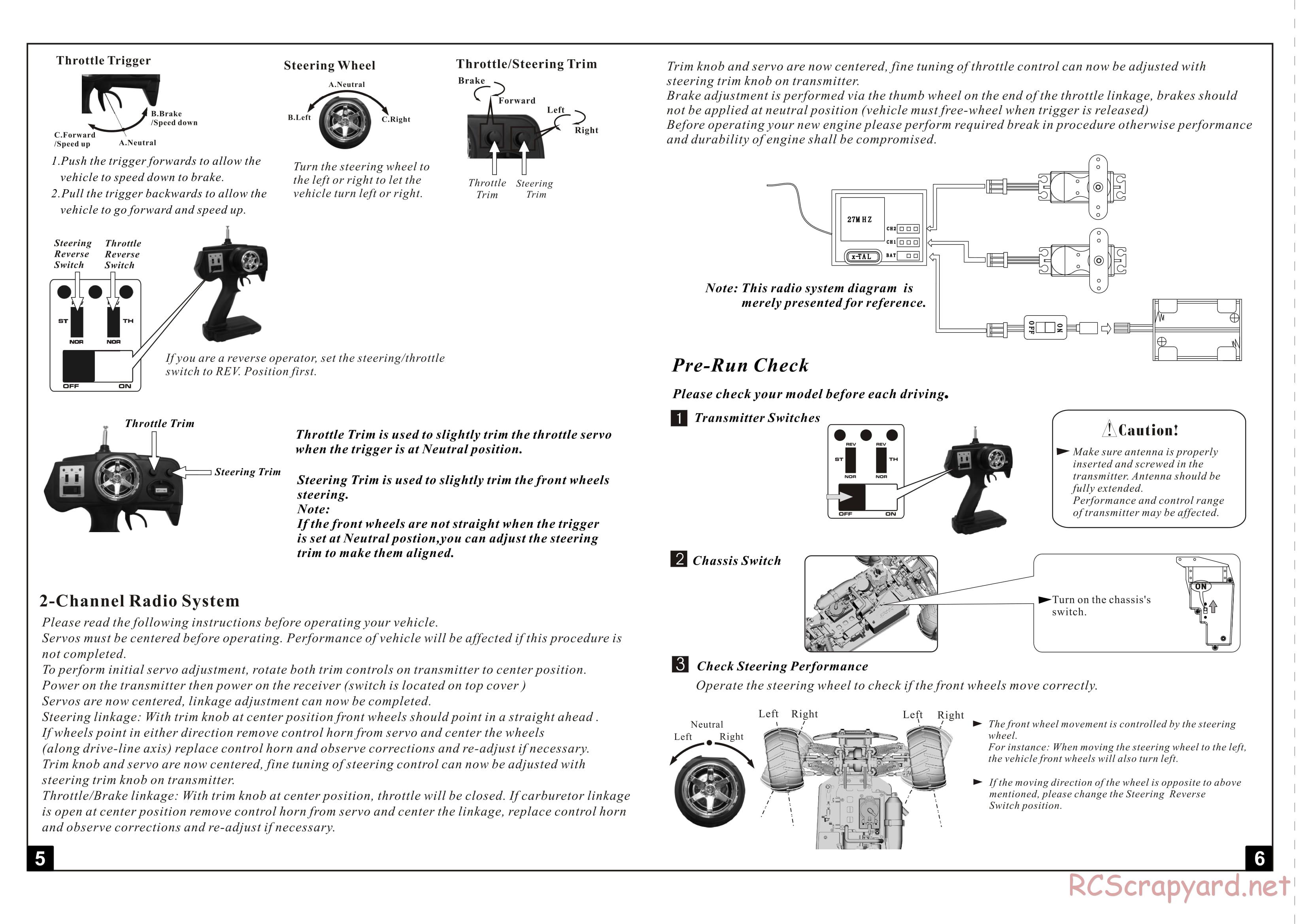 Himoto Racing - Mamba XR1 - HI7101 - Manual - Page 4