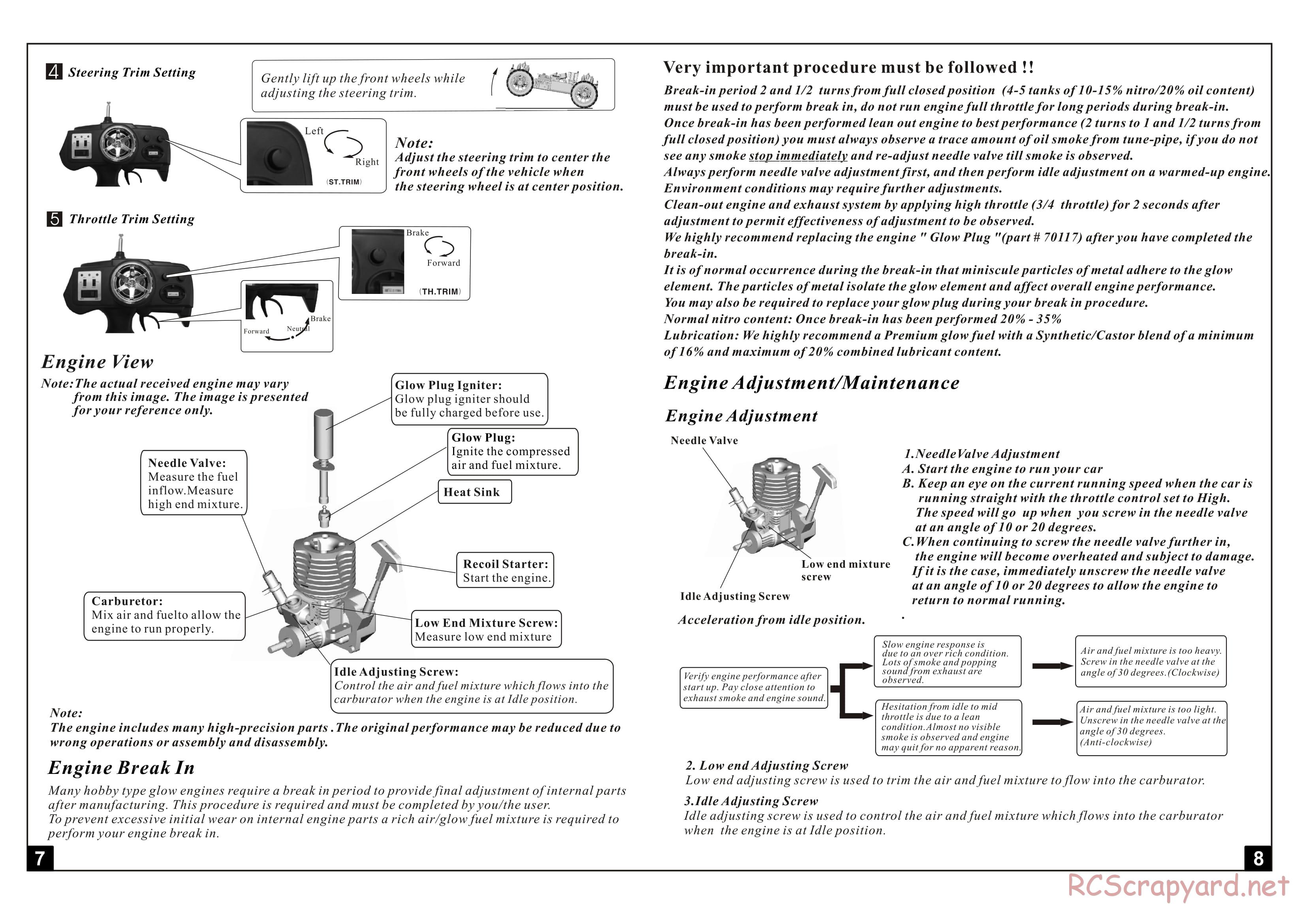 Himoto Racing - Mamba XR1 - HI7101 - Manual - Page 5