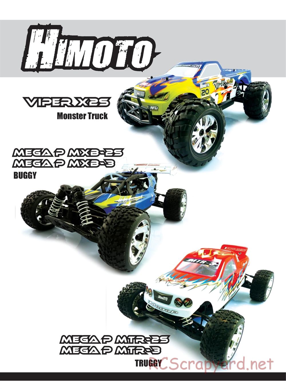 Himoto Racing - Mega-P MTR-3 - HI933T - Manual - Page 1