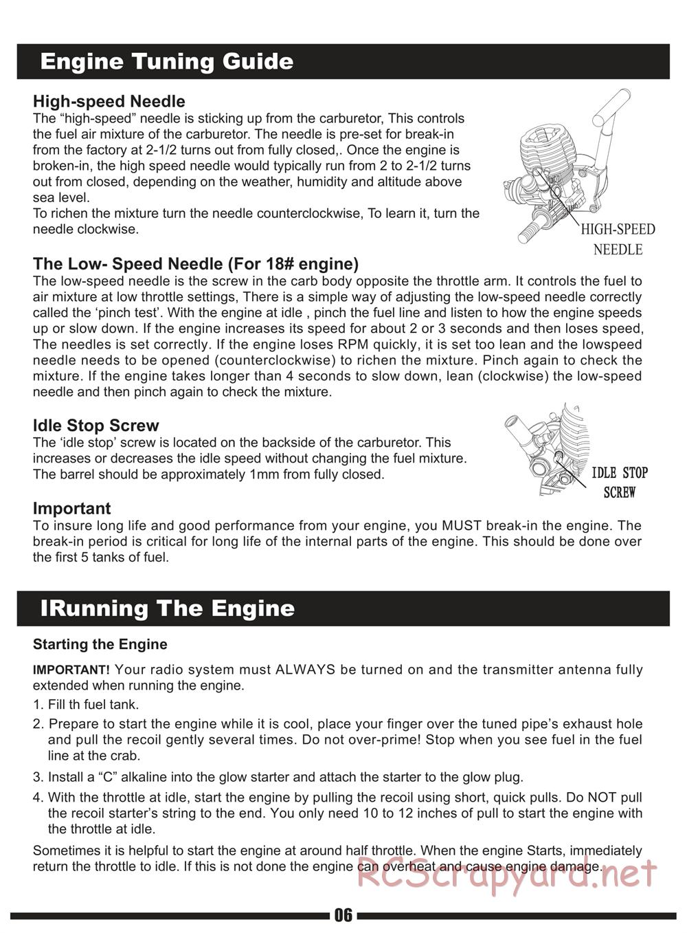 Himoto Racing - Mega-P MTR-3 - HI933T - Manual - Page 7